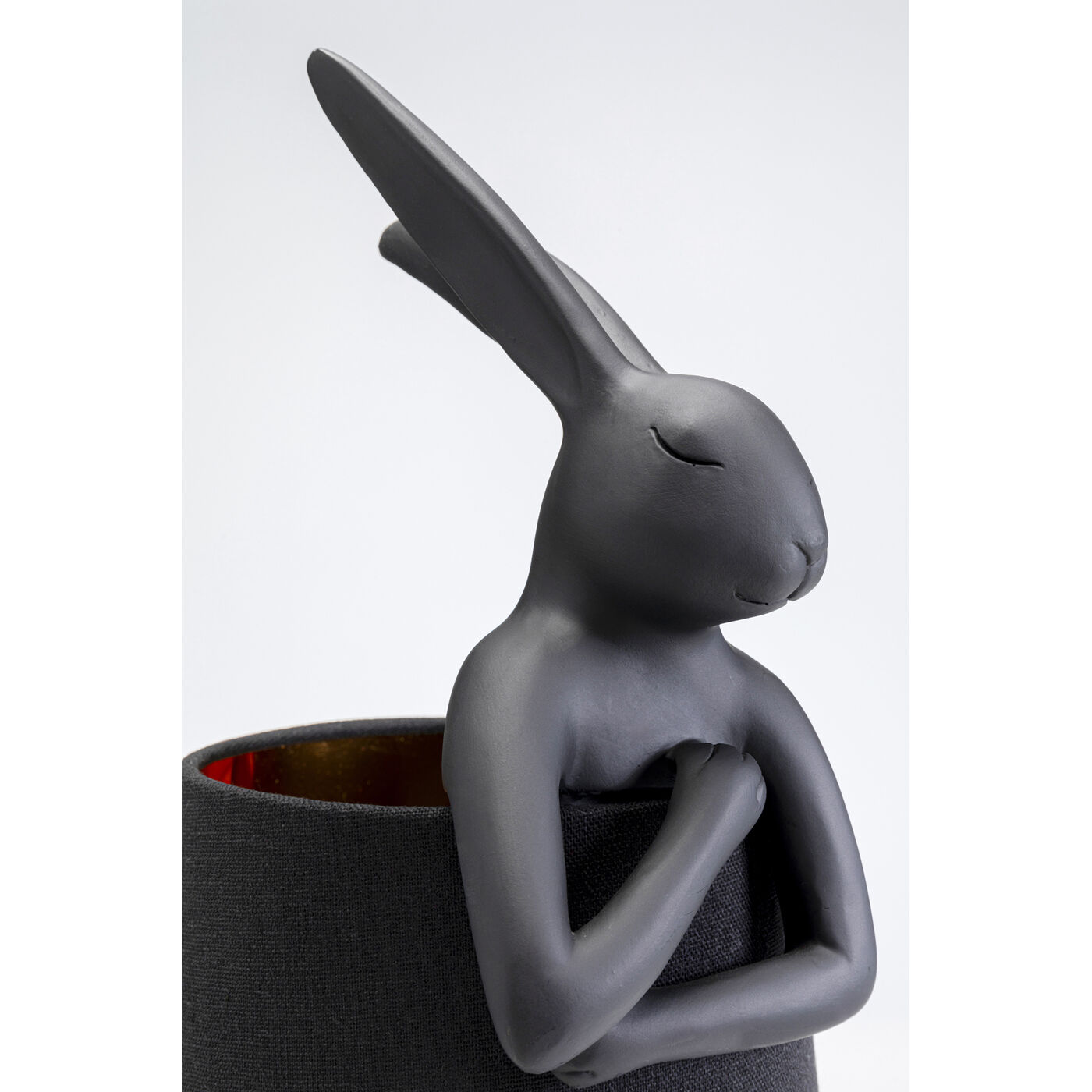 Светильник настольный Animal Rabbit Matt Black 50 см от KARE Design