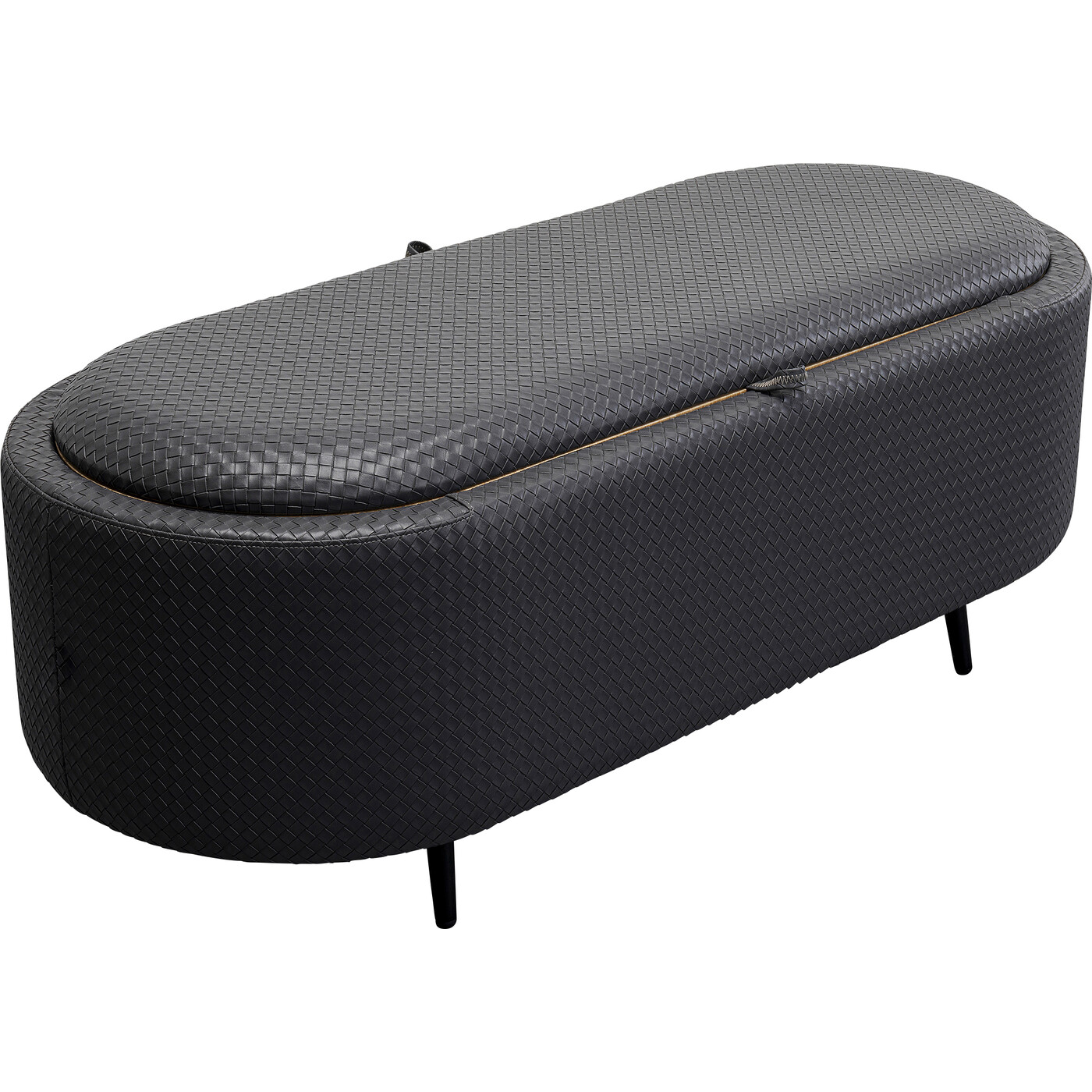 Скамья Venezia Storage Black 100 см от KARE Design