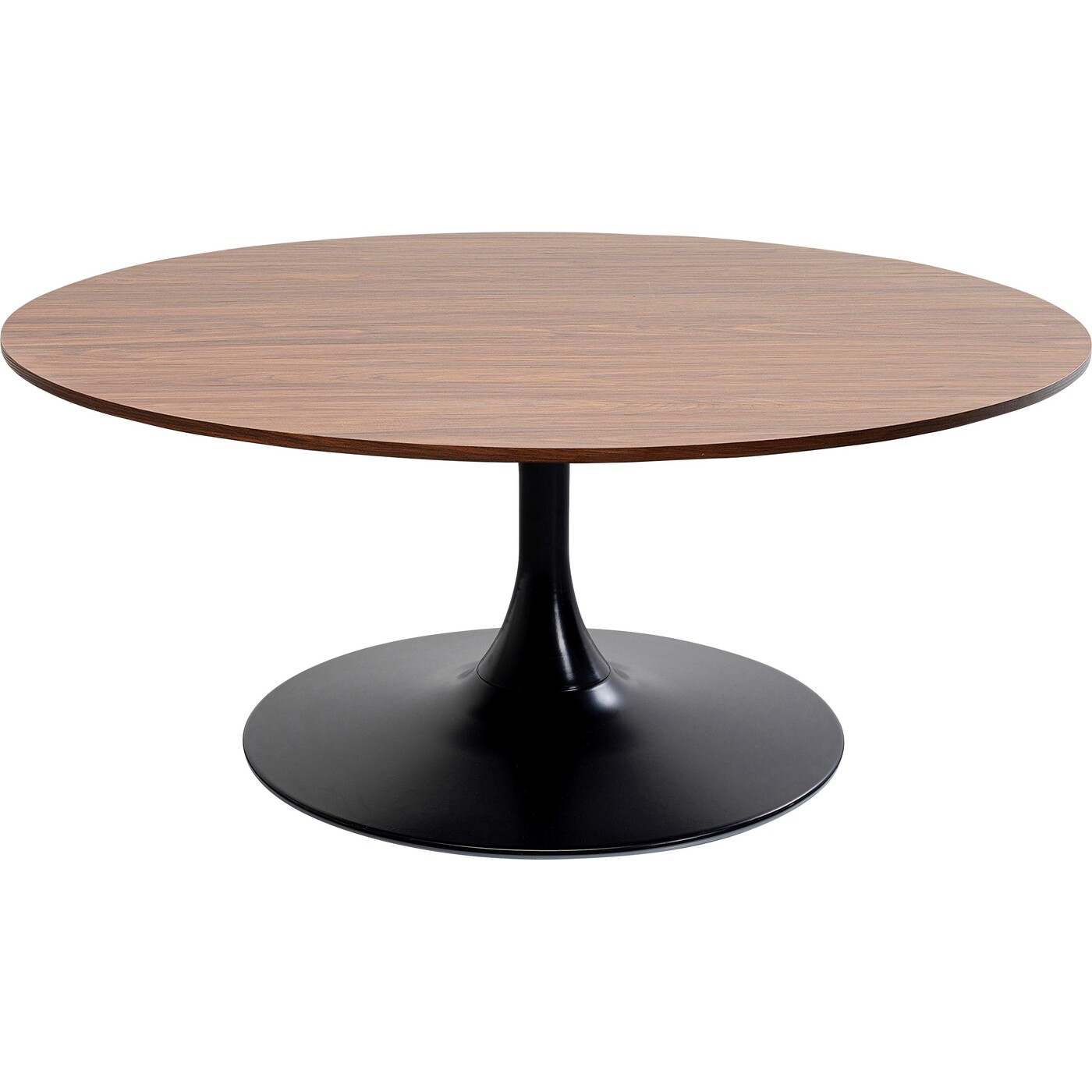 Стол кофейный Schickeria Walnut Black Ø110cm от KARE Design