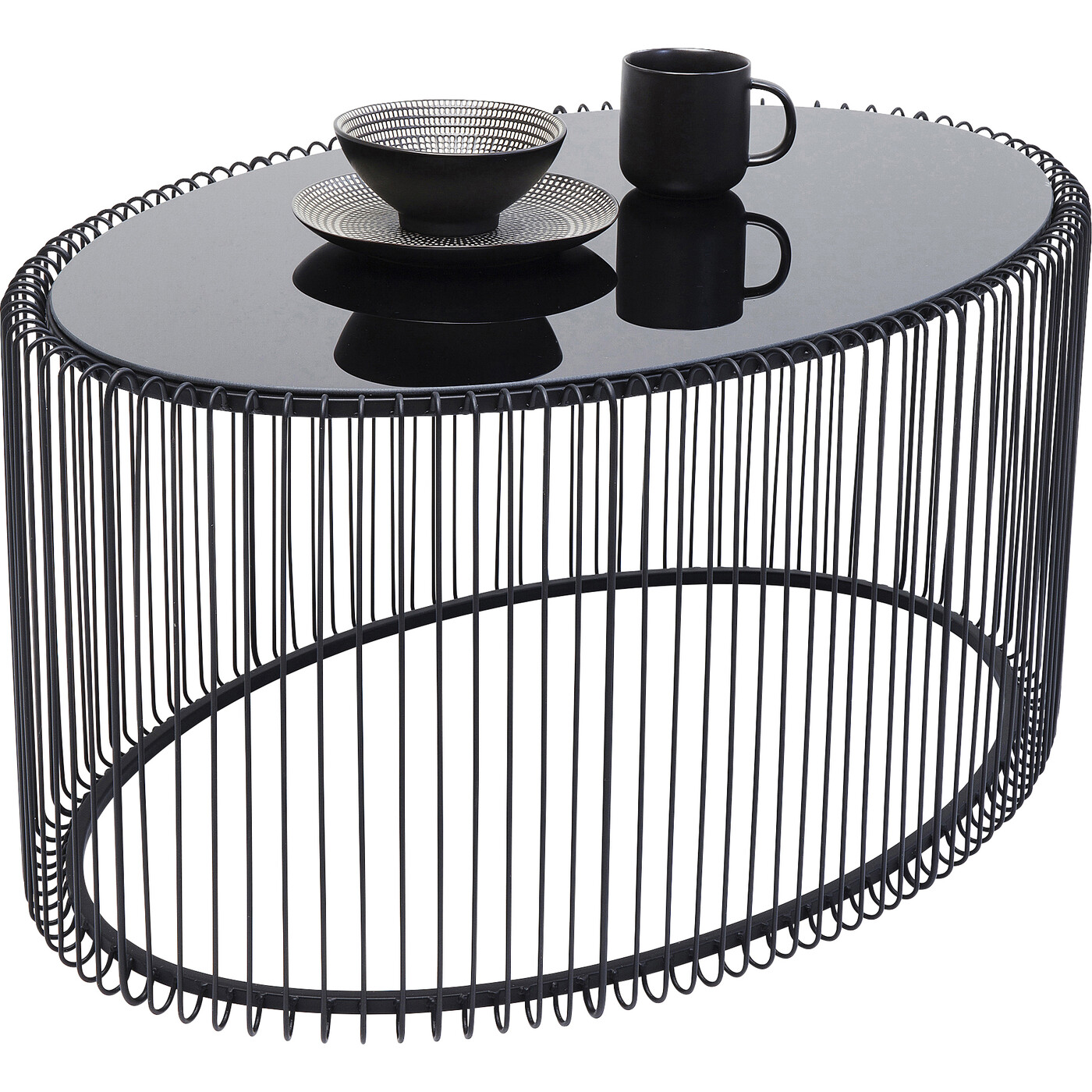 Стол кофейный Wire Uno Black 60x90 см от KARE Design