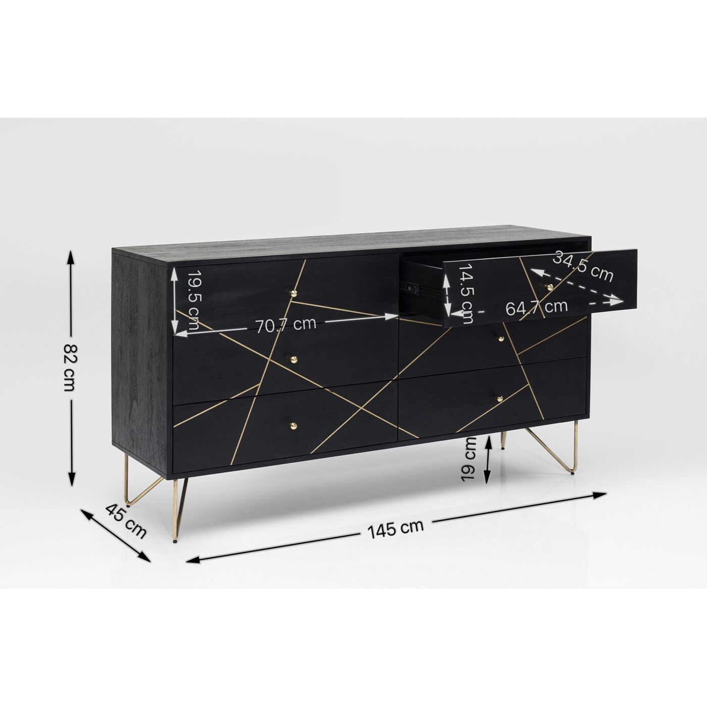 Комод Gold Vein от KARE Design