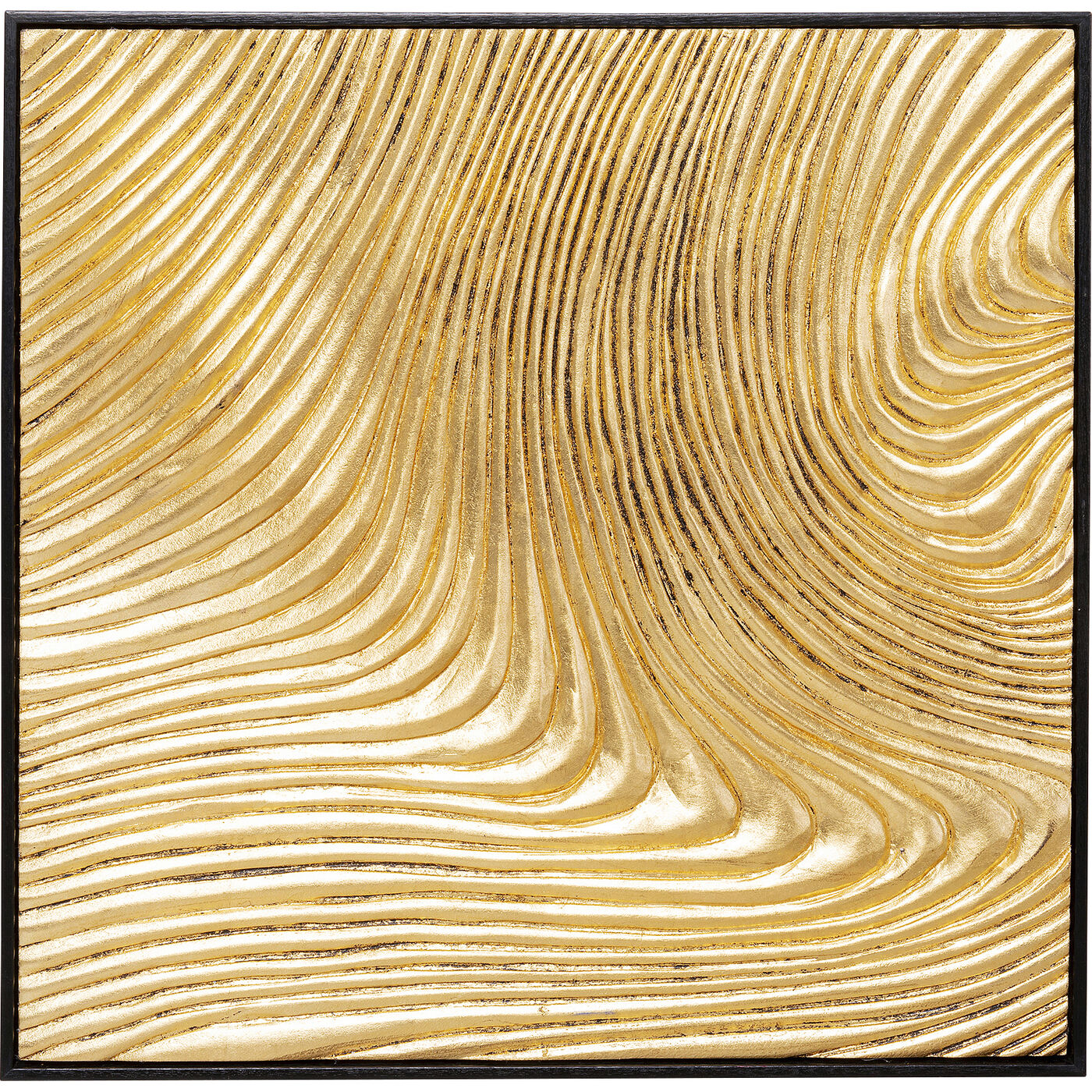Панно настенное Wave Gold «Волны» (2 шт), Золотой