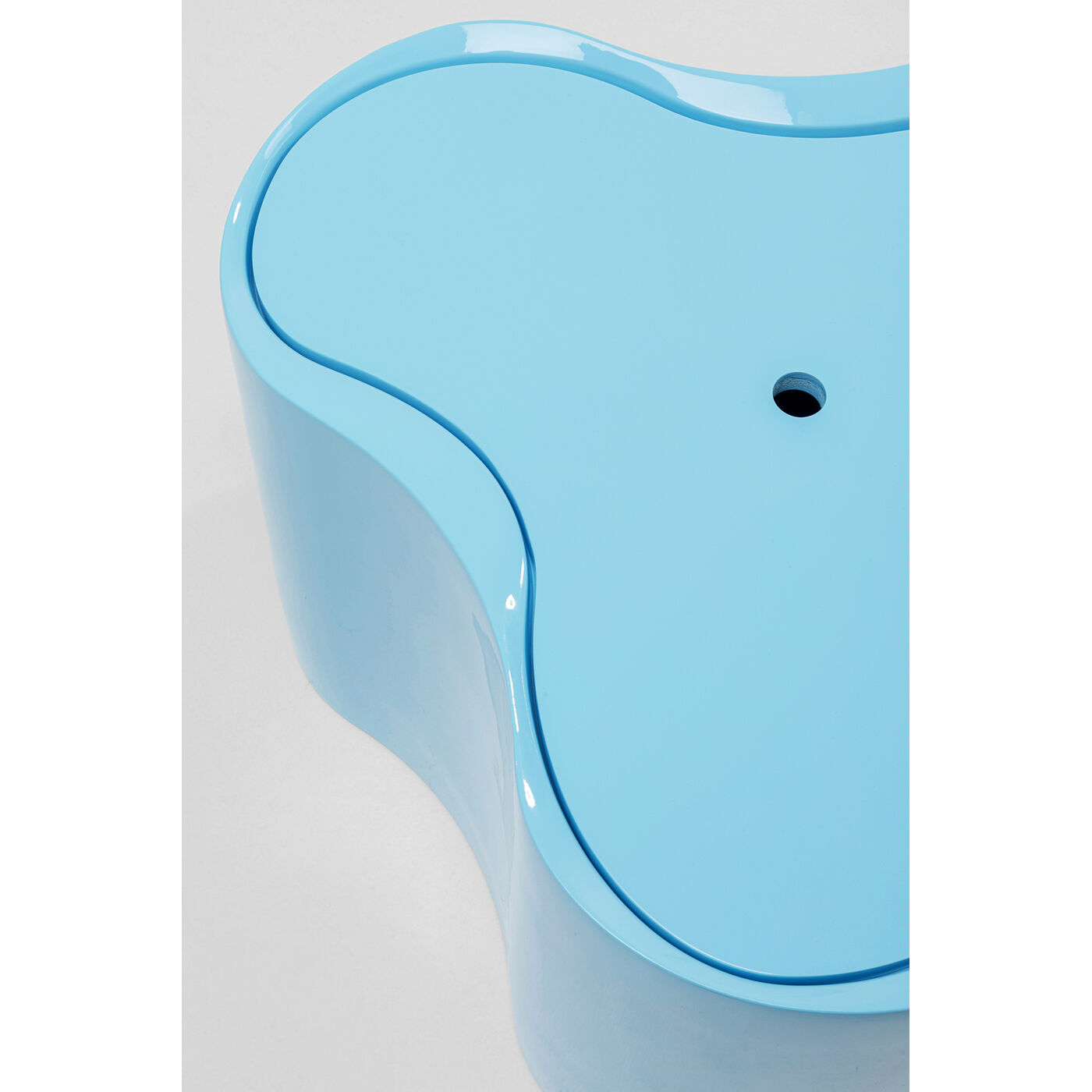 Стол приставной KARE x Karim Rashid Lotus Light Blue 35 см от KARE Design