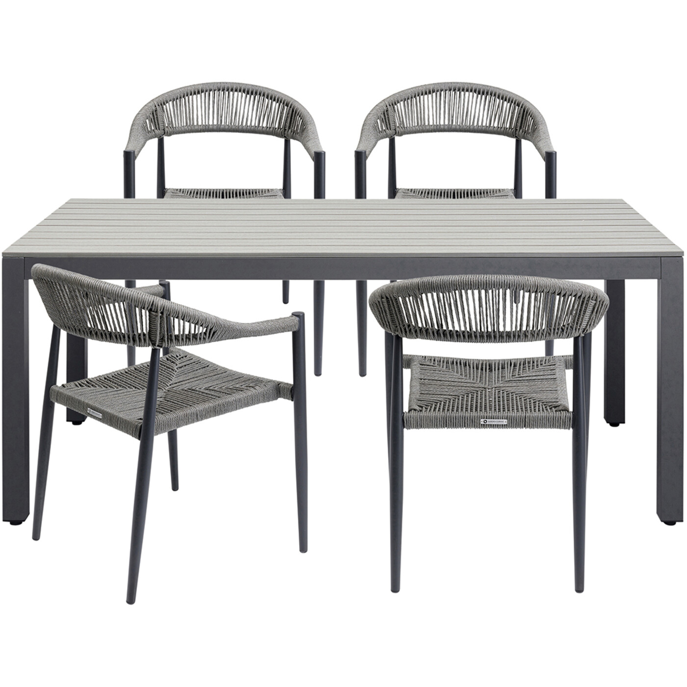 Стол Sorrento Grey 180x90см от KARE Design