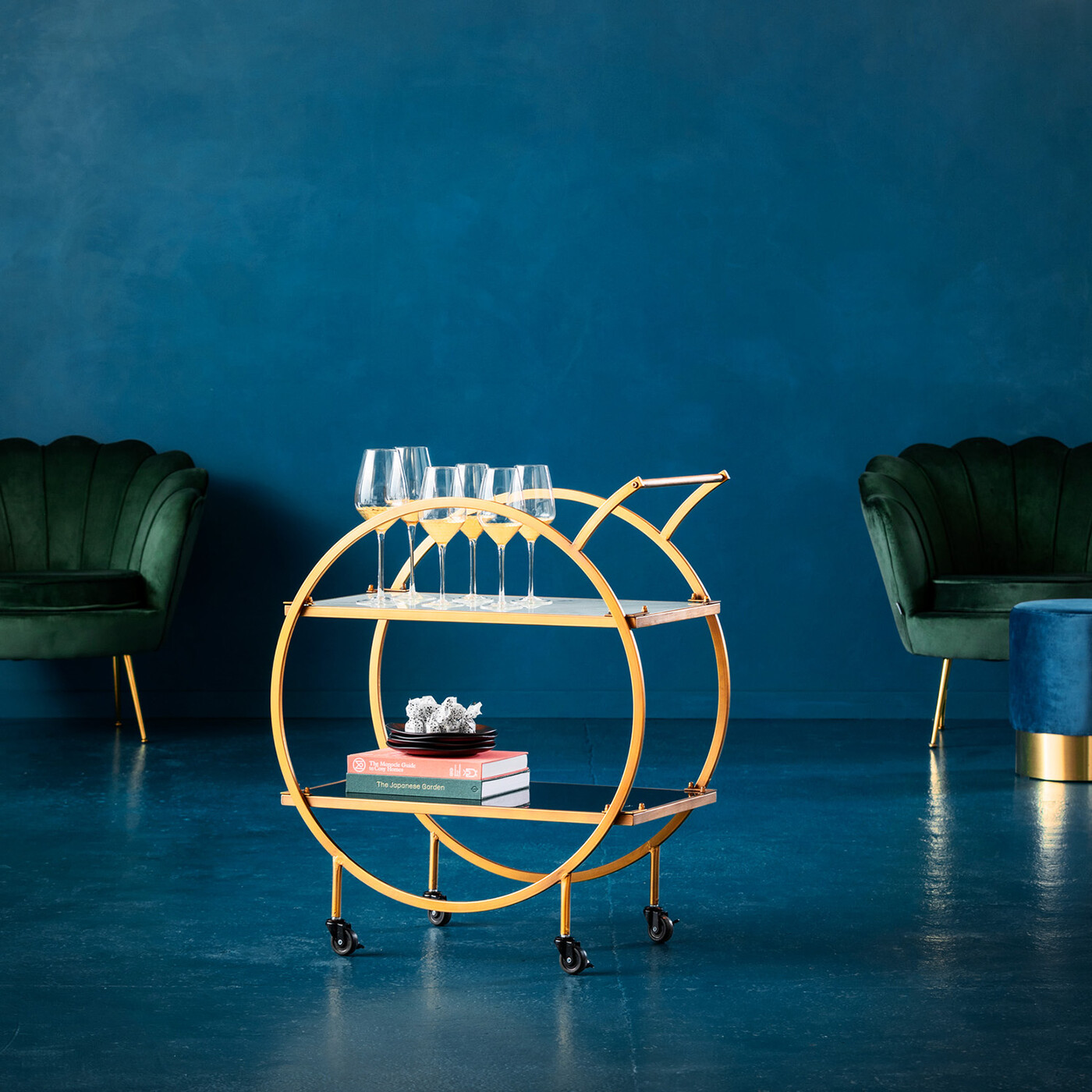 Сервировочный стол Loft Brass от KARE Design
