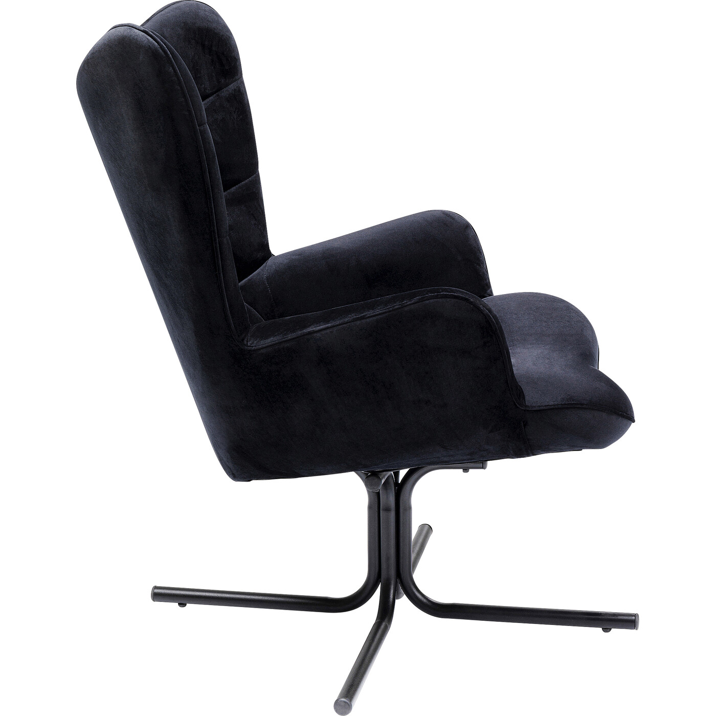 Кресло вращающееся Vicky Velvet Black от KARE Design