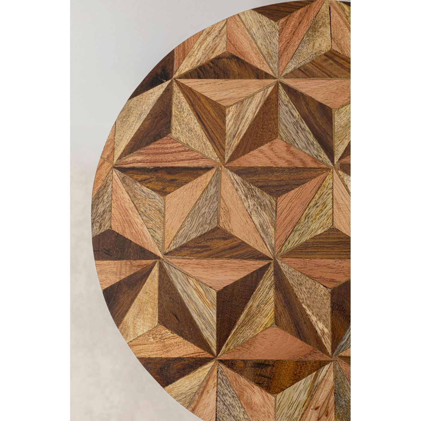 Стол приставной Domero Geo Brass Ø25 см от KARE Design