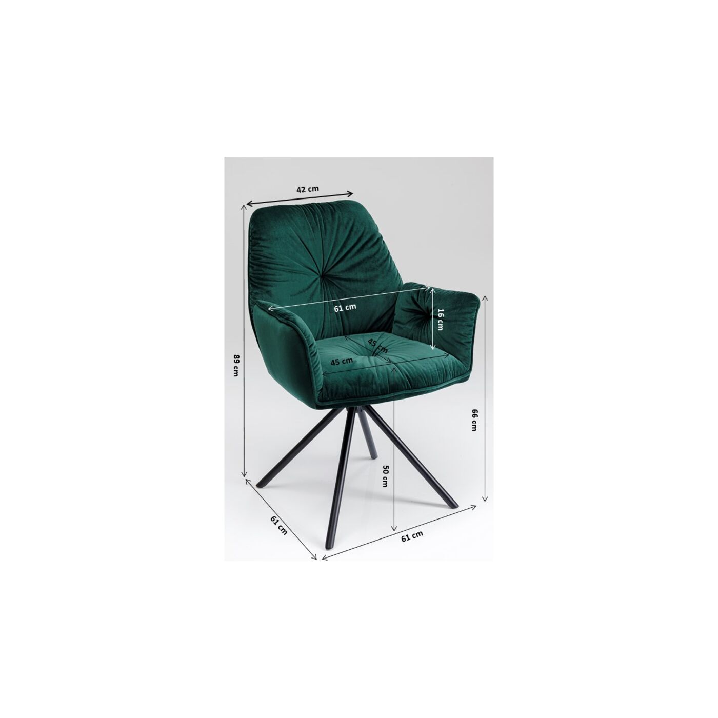 Кресло Lina Green от KARE Design