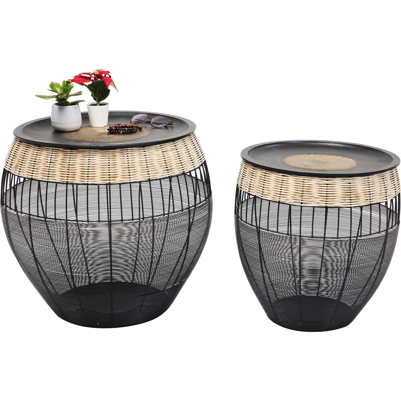 Стол приставной African Drums (2 шт) от KARE Design