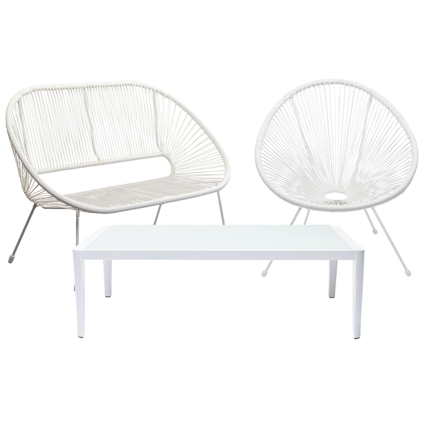 Комплект уличной мебели Acapulco Mono White от KARE Design