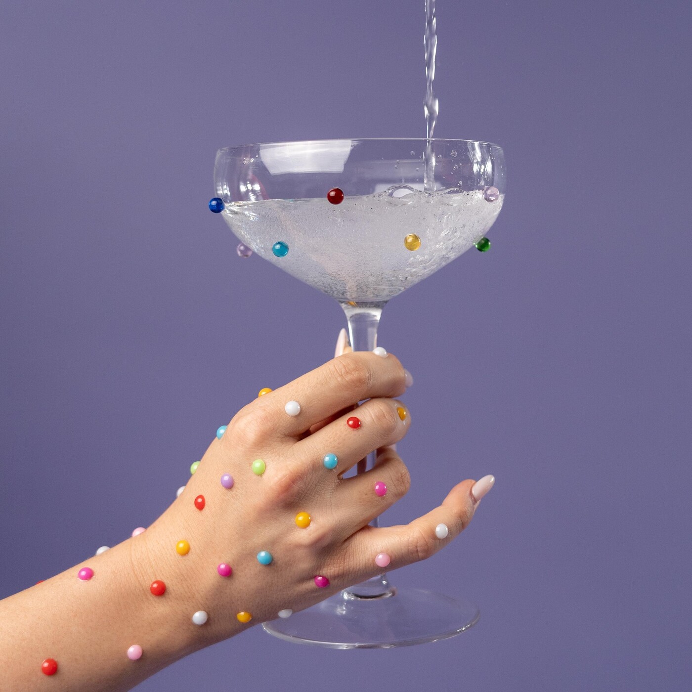 Коктейльный бокал Party Dots «Праздник в горошек» 19 см от KARE Design