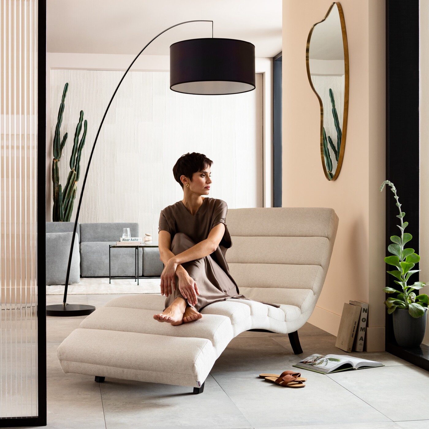 Кушетка Balou Cream 190 см от KARE Design