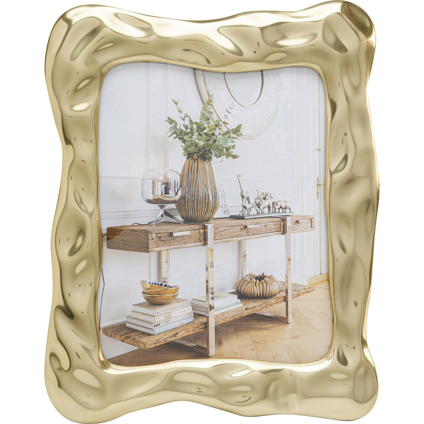 Фоторамка Jade Swing «Нефрит качающаяся» 17x23 см, Золотой от KARE Design