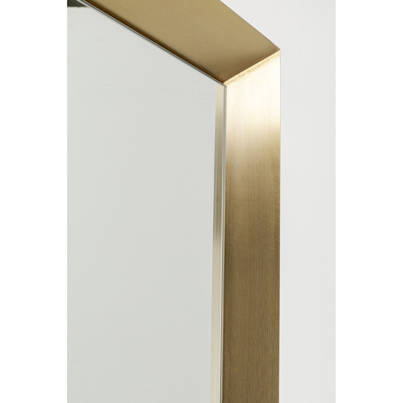 Зеркало настенное Arezzo Brass Trapez 65(45)x160 см от KARE Design