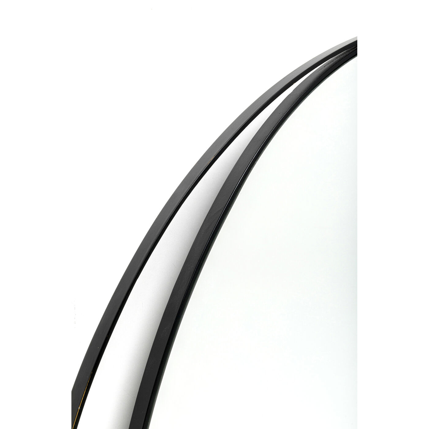 Зеркало настенное Bonita Black Ø80 см от KARE Design