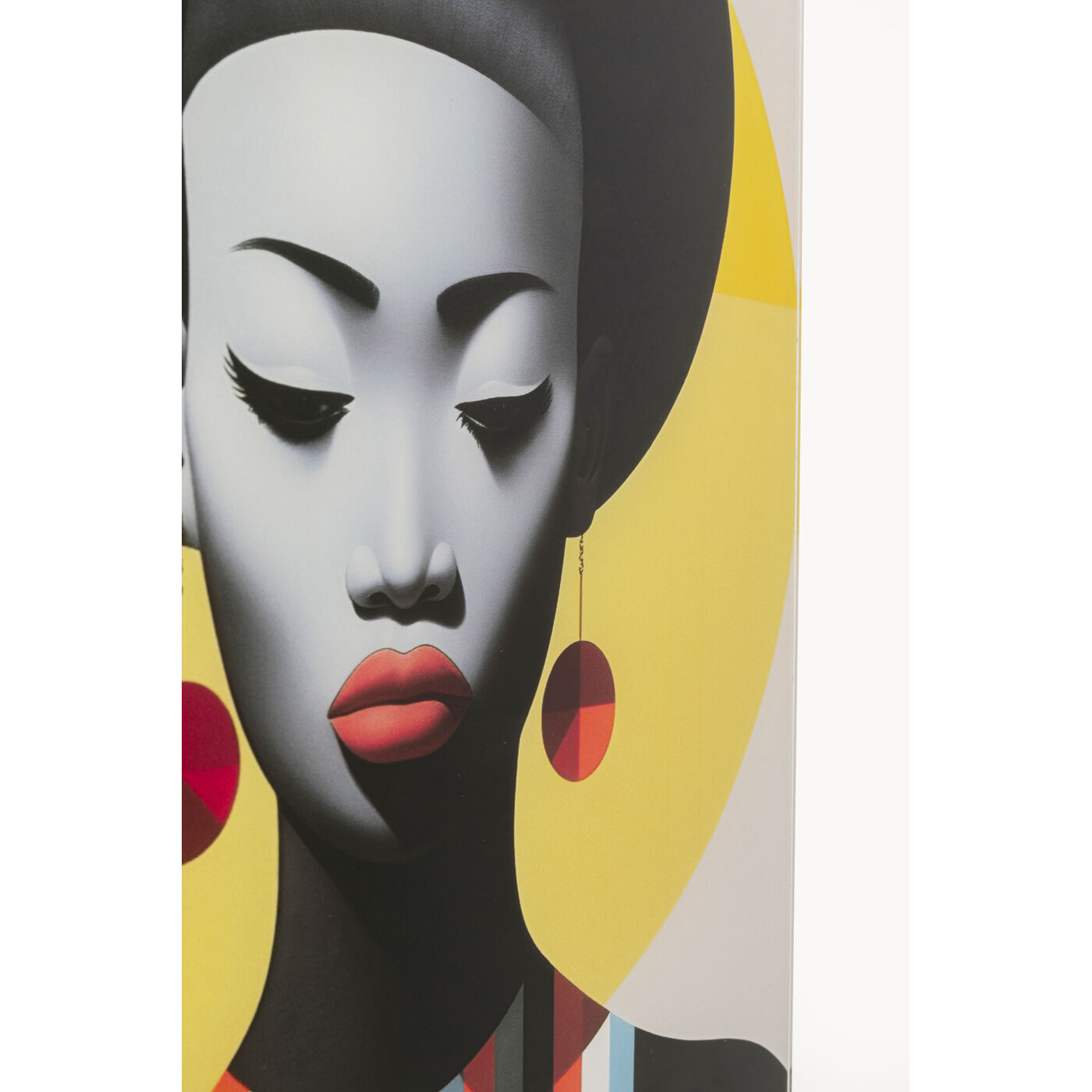Картина стеклянная Muse Retro Lady «Ретро-дама» 30x40 см (2/Set)