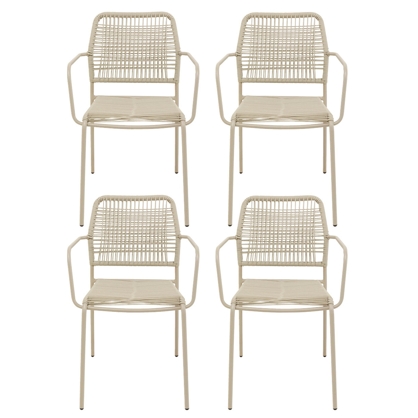 Стулья уличные Madagascar Grey 4/Set от KARE Design