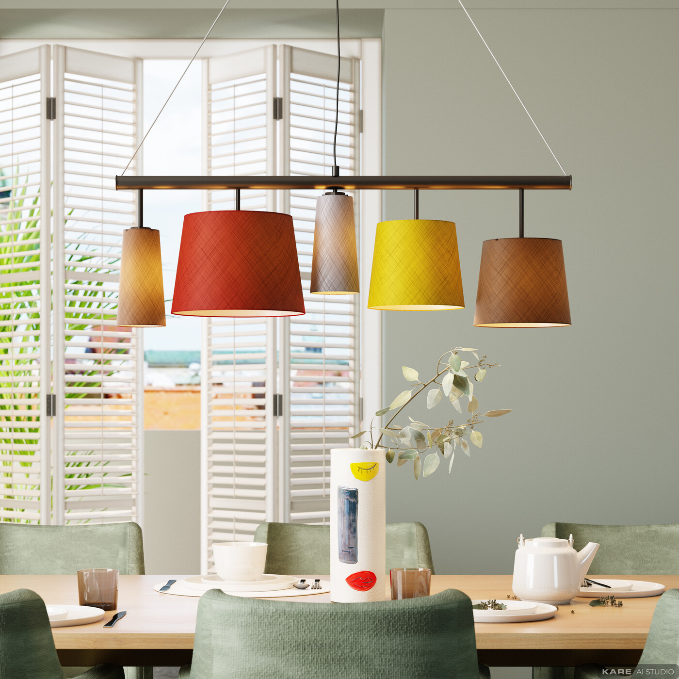 Светильник подвесной Parecchi Colore 100 см от KARE Design
