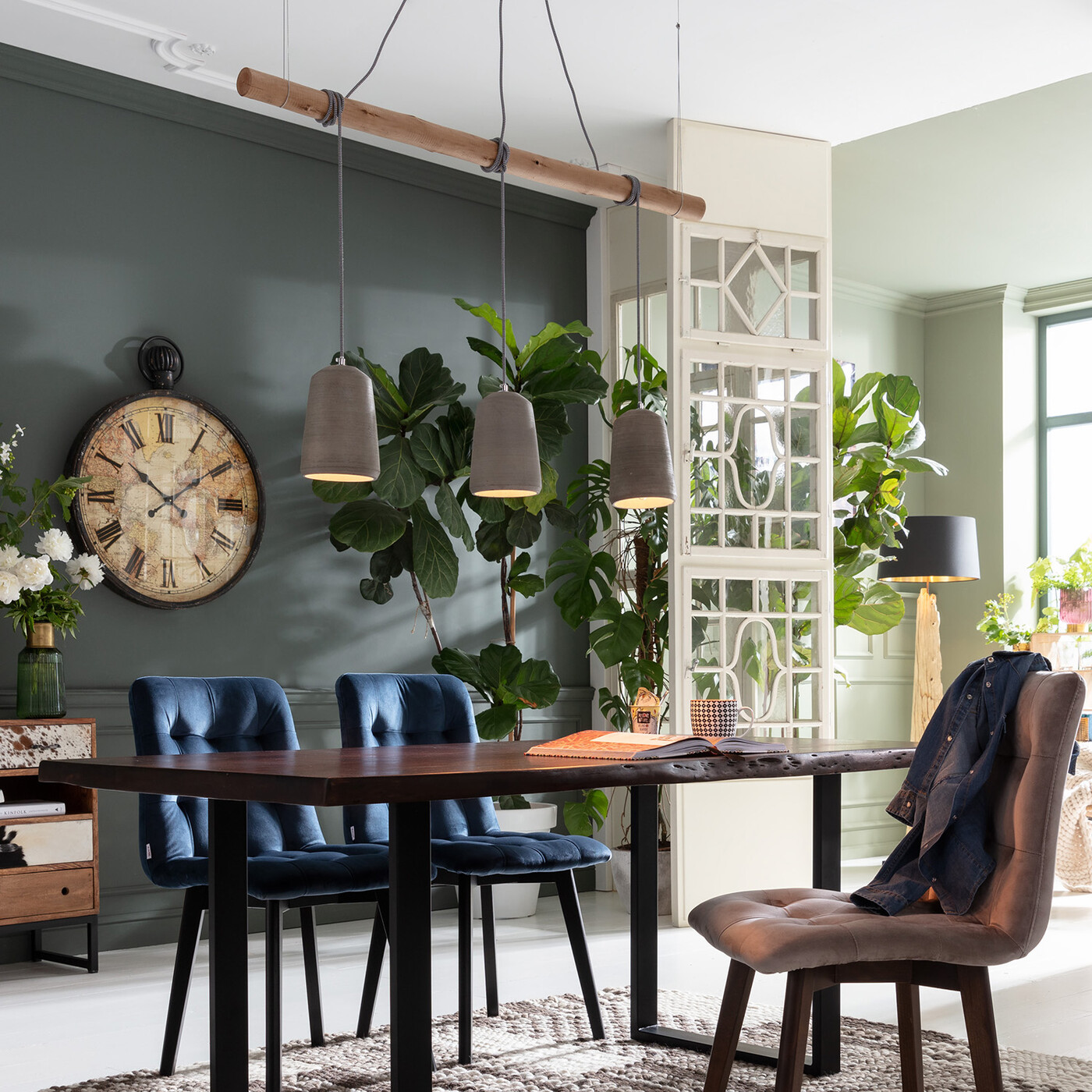 Светильник подвесной Dining Concrete Tre от KARE Design