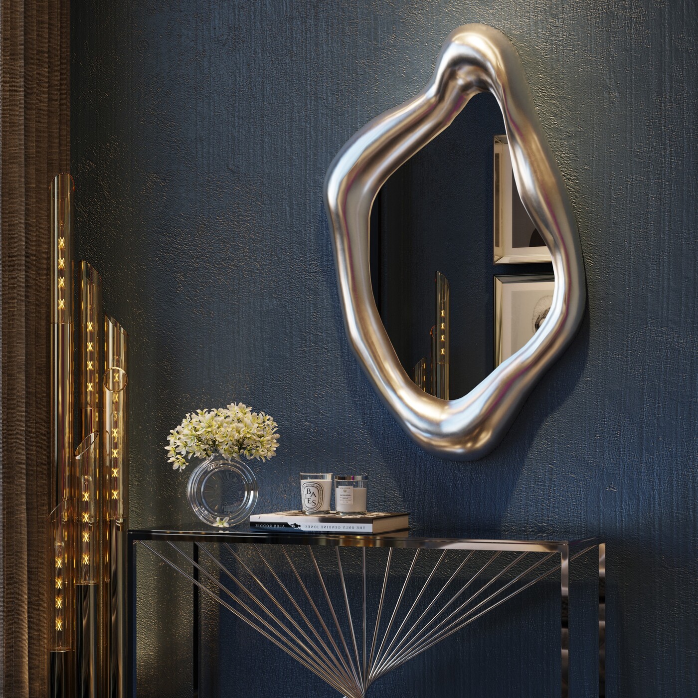 Зеркало Hologram Silver 119x76 см от KARE Design