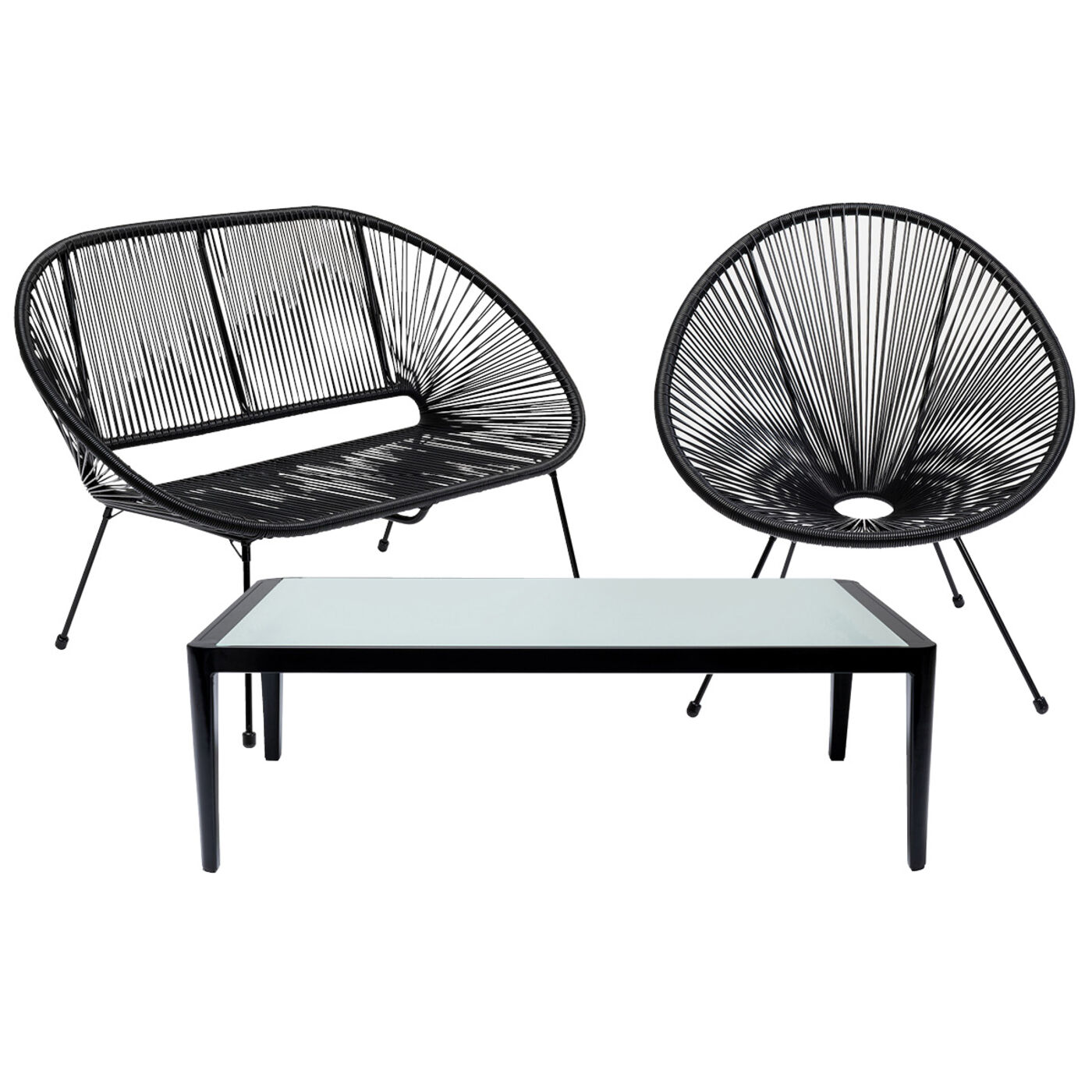 Комплект уличной мебели Acapulco Mono Black от KARE Design