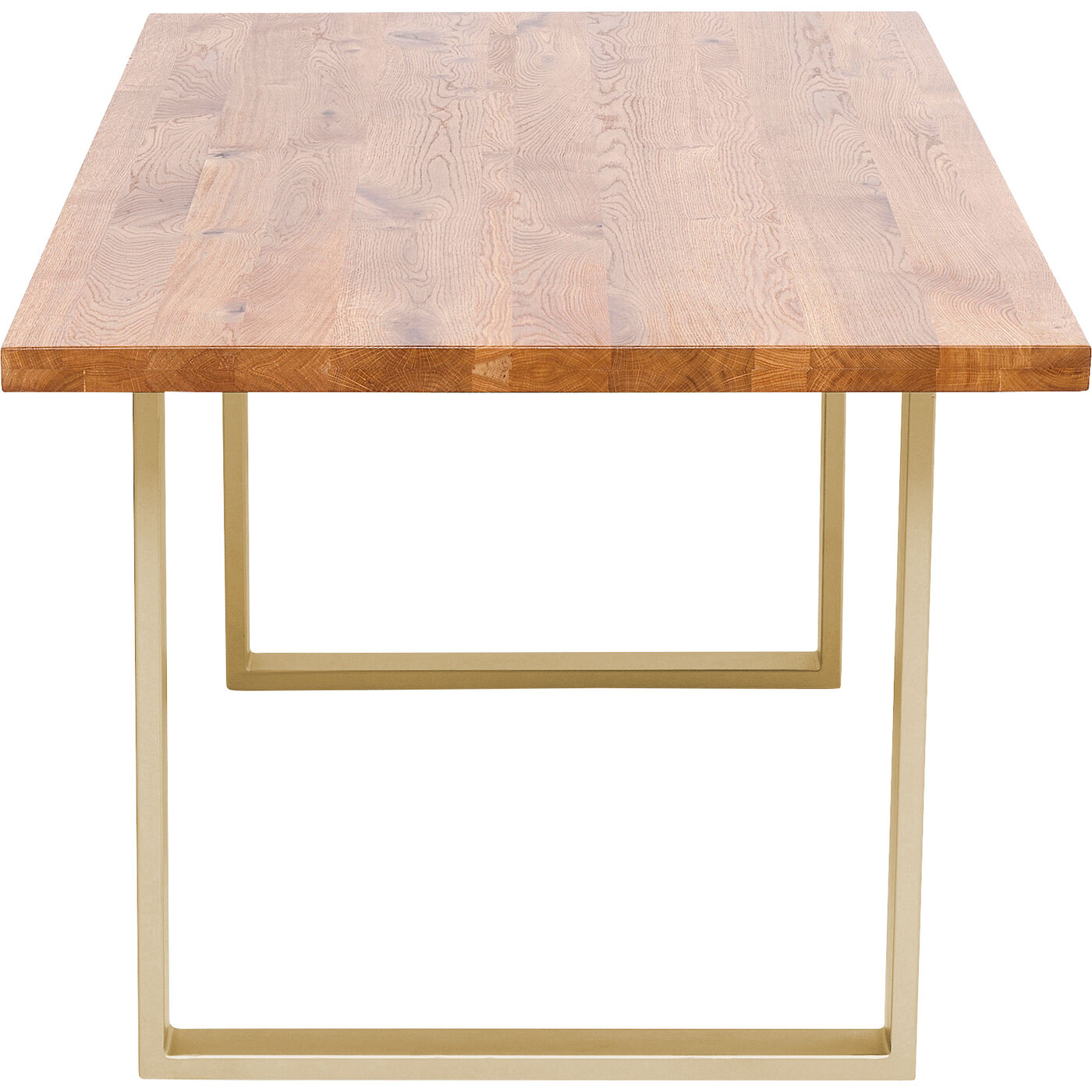 Стол Jackie Oak Brass 180x90 см