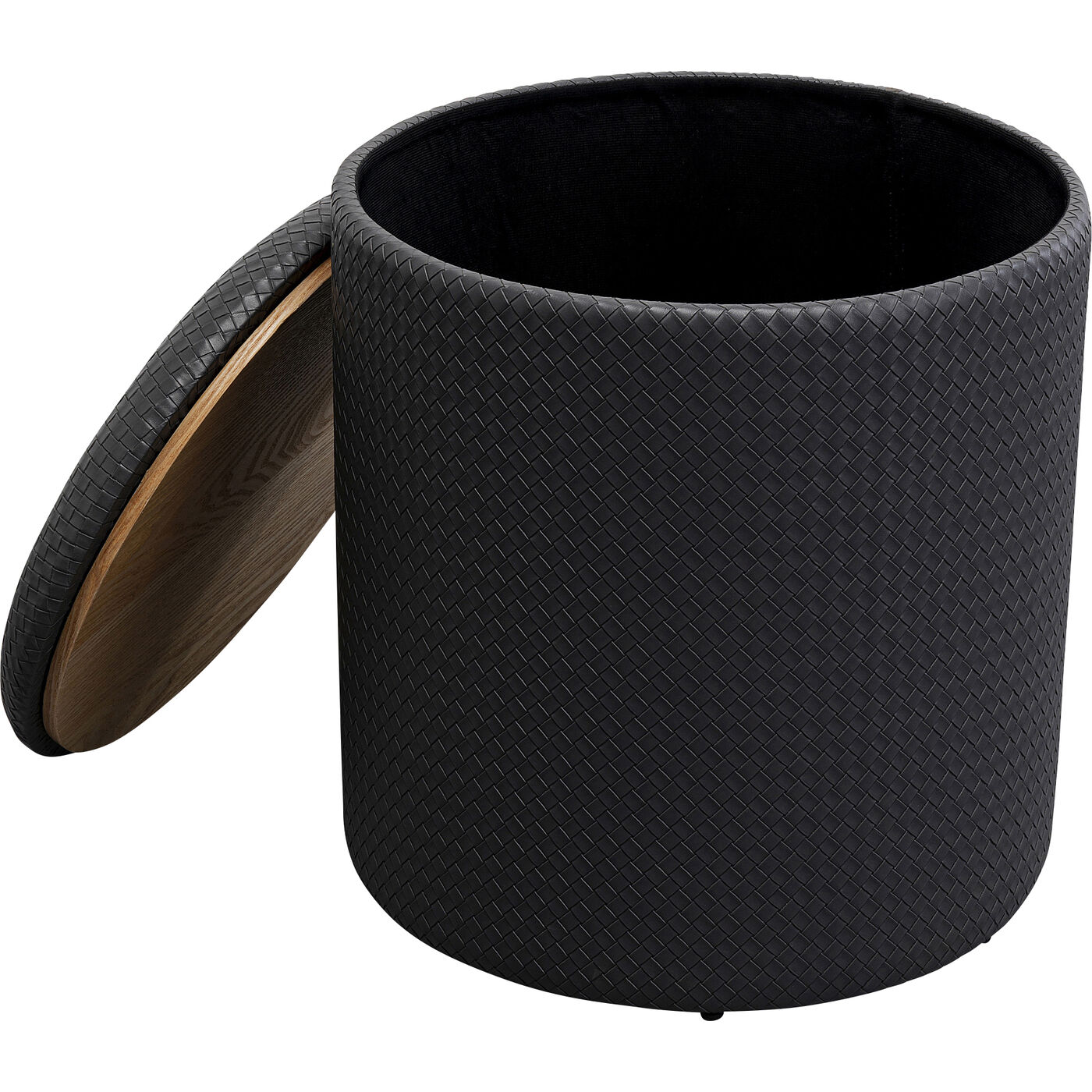 Пуф Venezia Storage Black Ø40 см