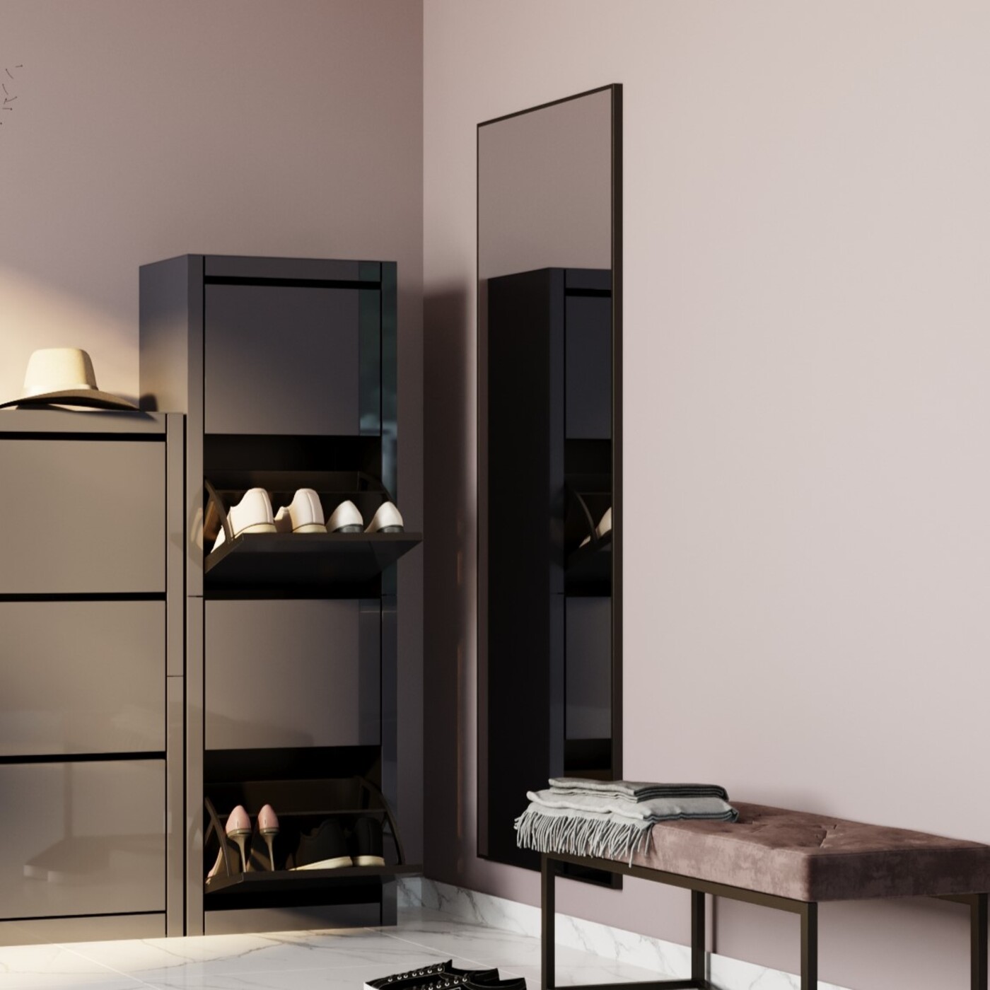 Зеркало Bella MO 180x60 см от KARE Design