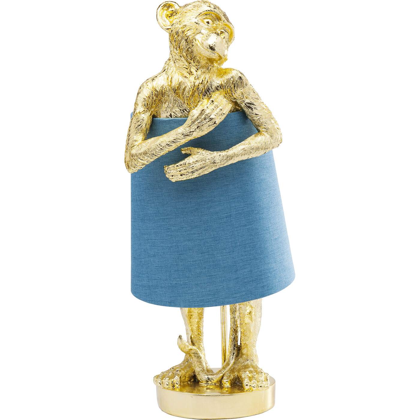 Светильник настольный Animal Monkey Gold Blue от KARE Design