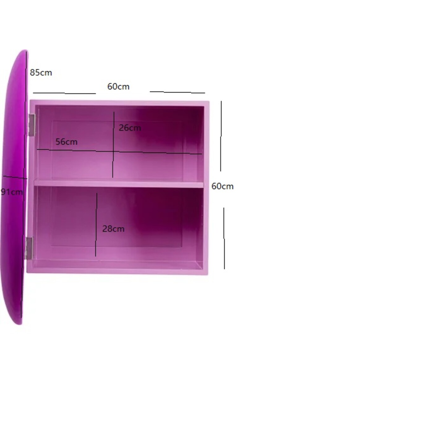 Стеллаж Nimbus Pink от KARE Design