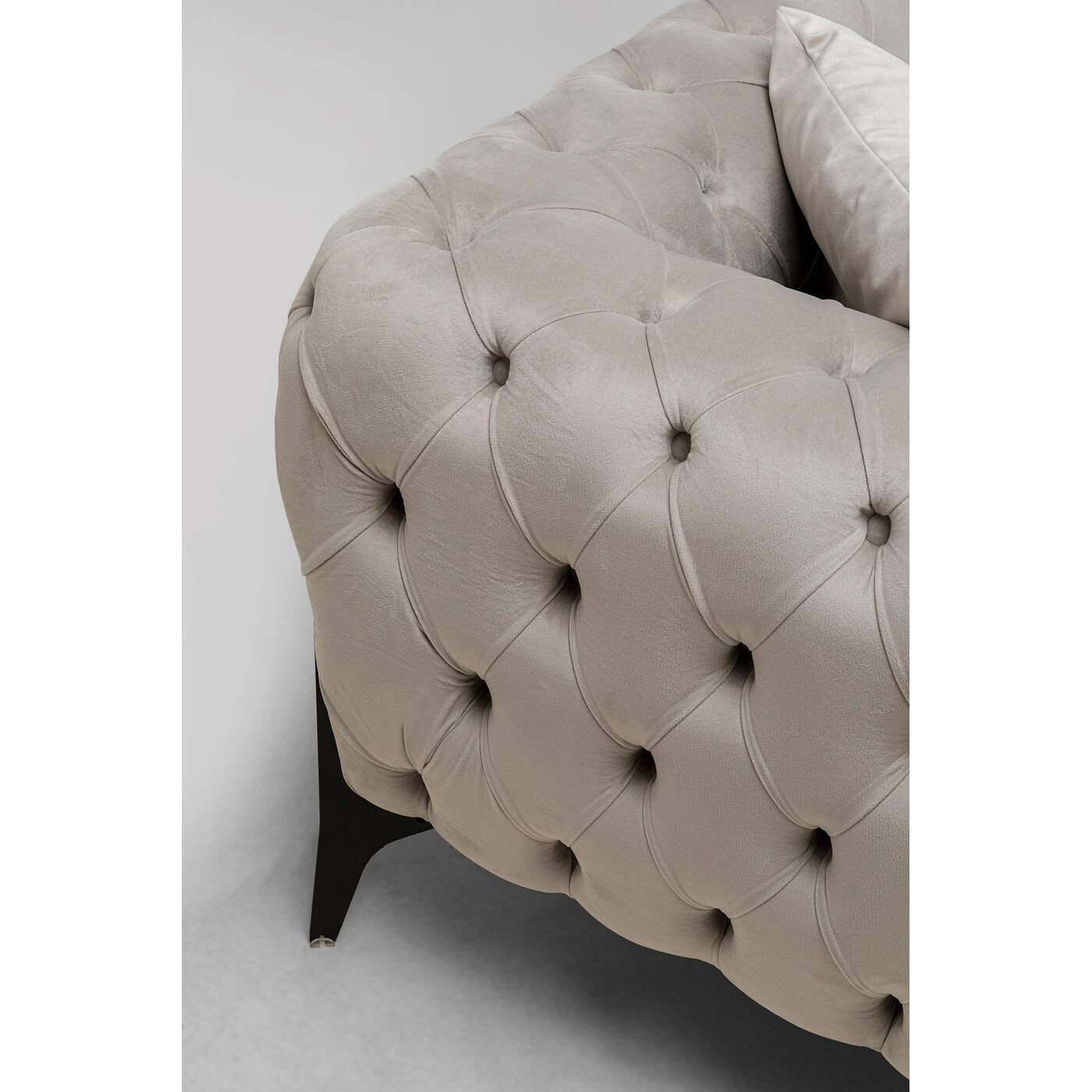 Диван угловой Bellissima Velvet Taupe Right 240x180 см от KARE Design