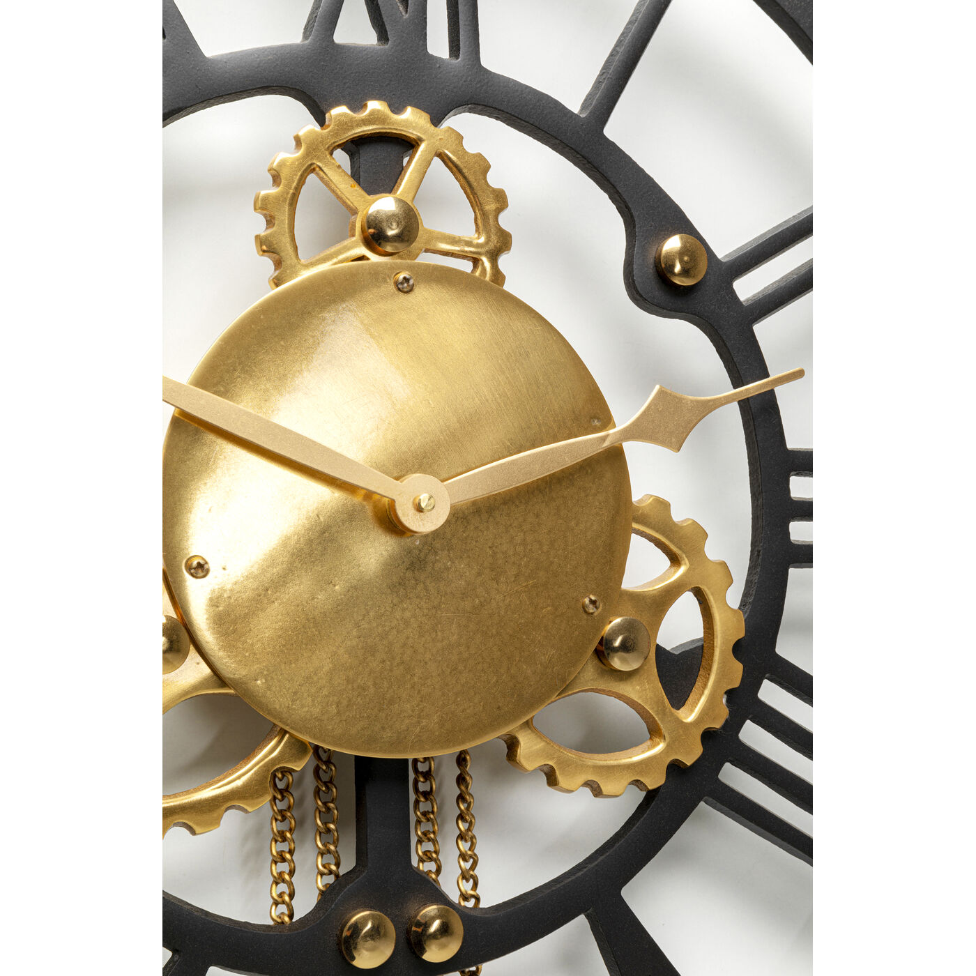 Часы настенные Clockwork «Часовой механизм» 126x46 см от KARE Design