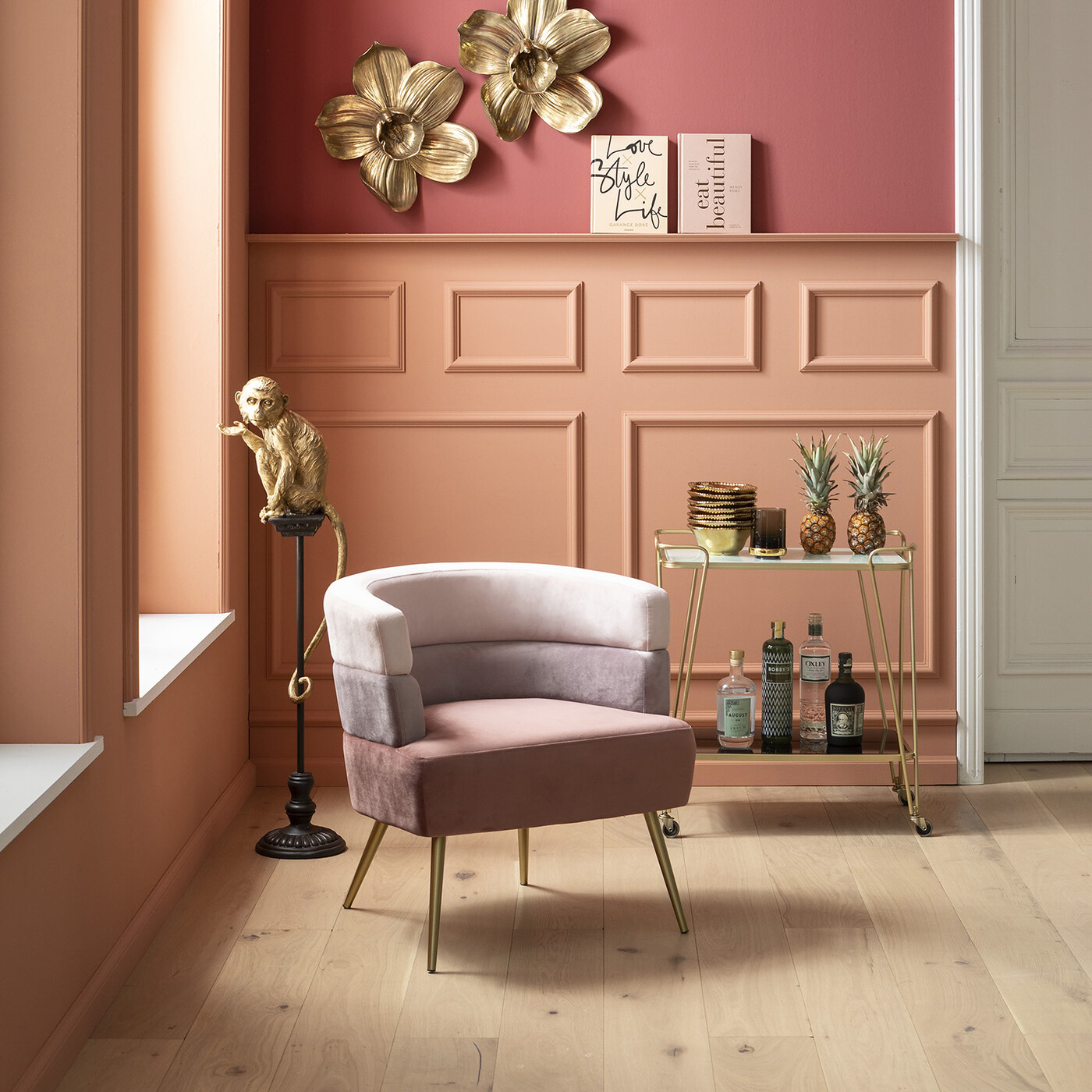Кресло Sandwich Mauve от KARE Design