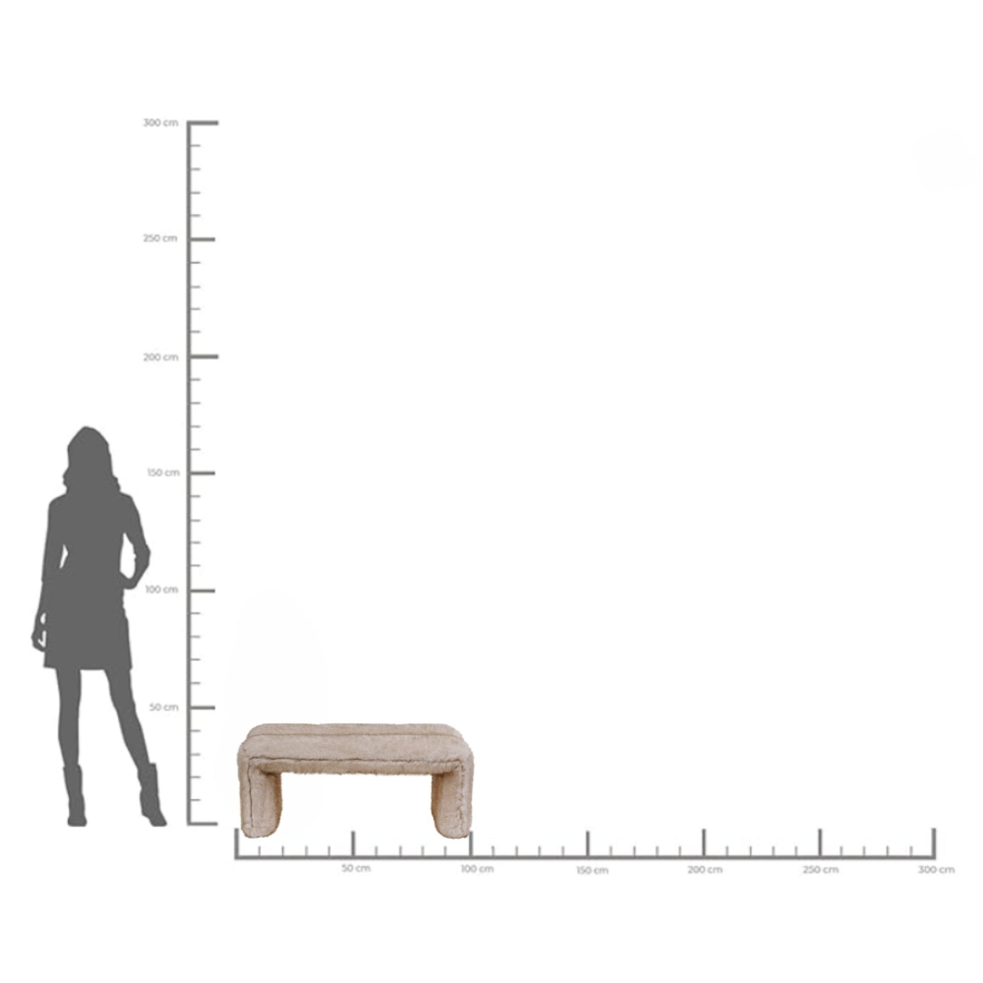 Скамья Lilja Soft 101cm от KARE Design