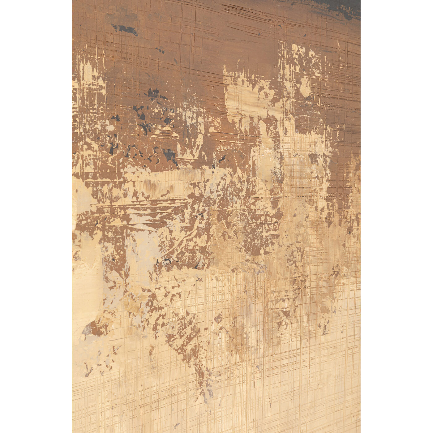 Картина Silence Brown «Тишина» 120x120 см, Коричневый от KARE Design