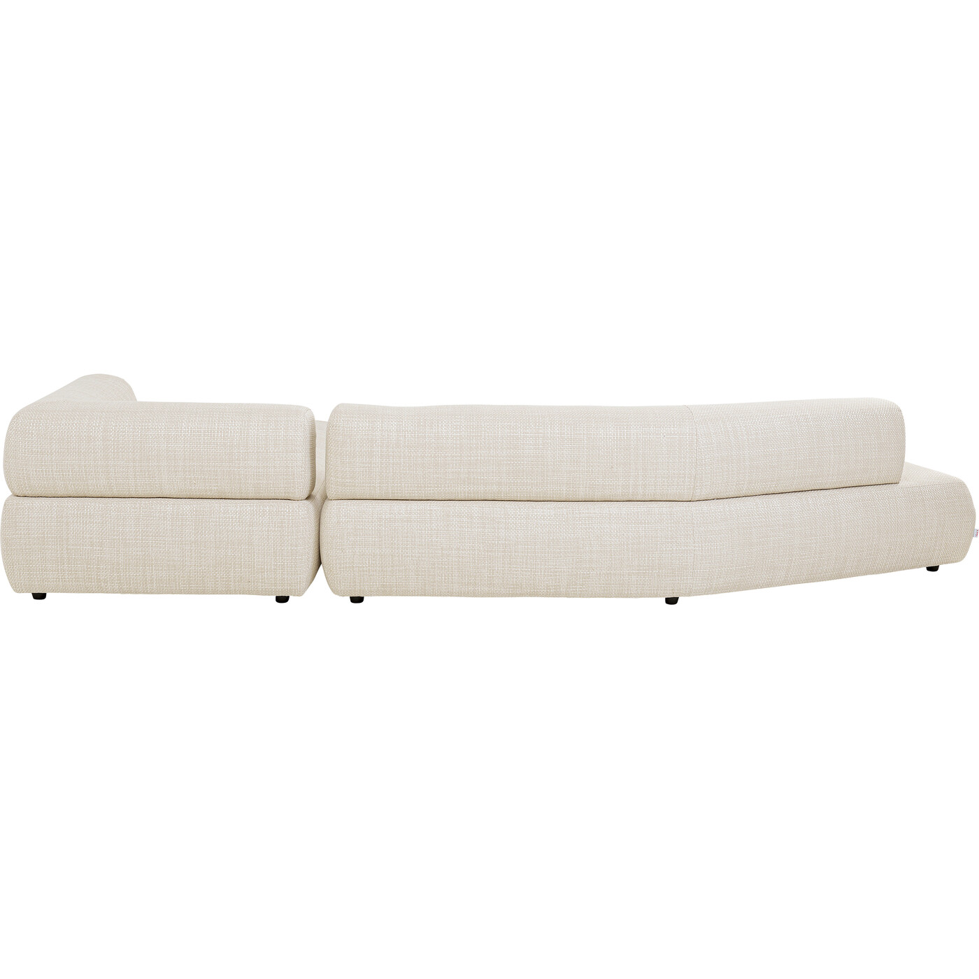 Диван правосторонний угловой Bow Right Cream от KARE Design