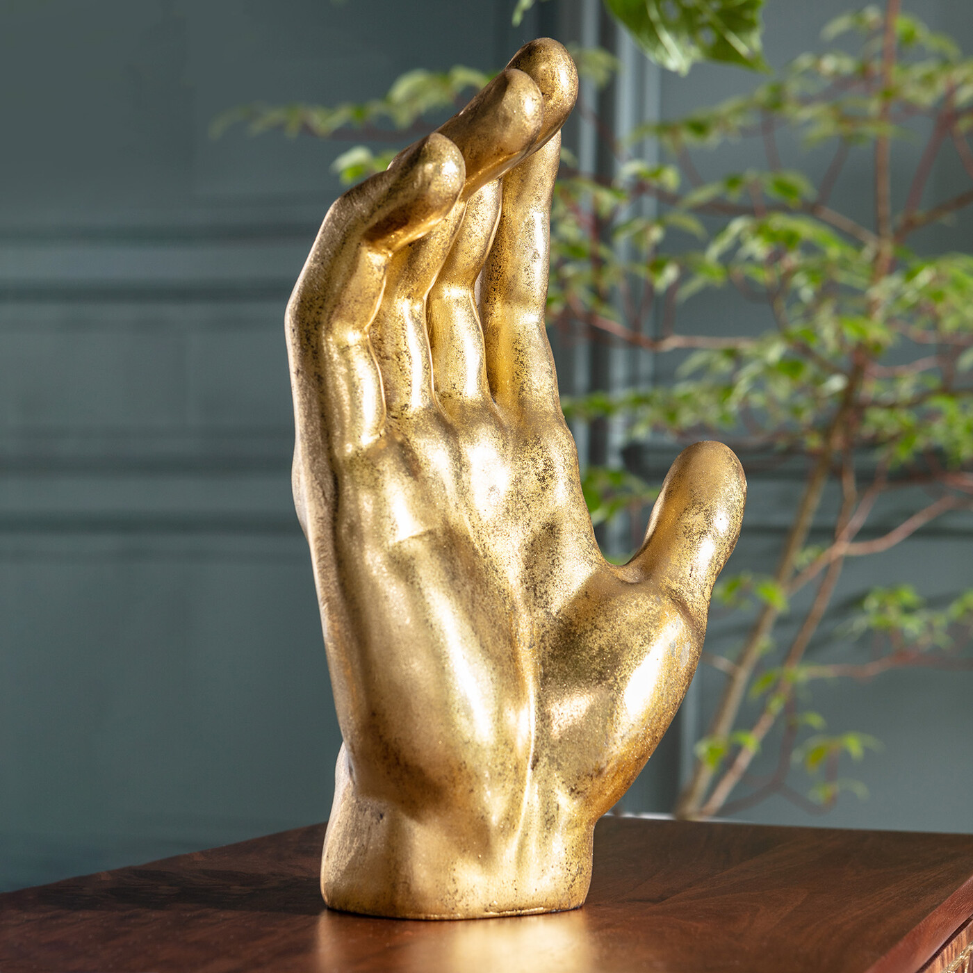 Фигура декоративная Mano «Золотая рука», Золотой от KARE Design