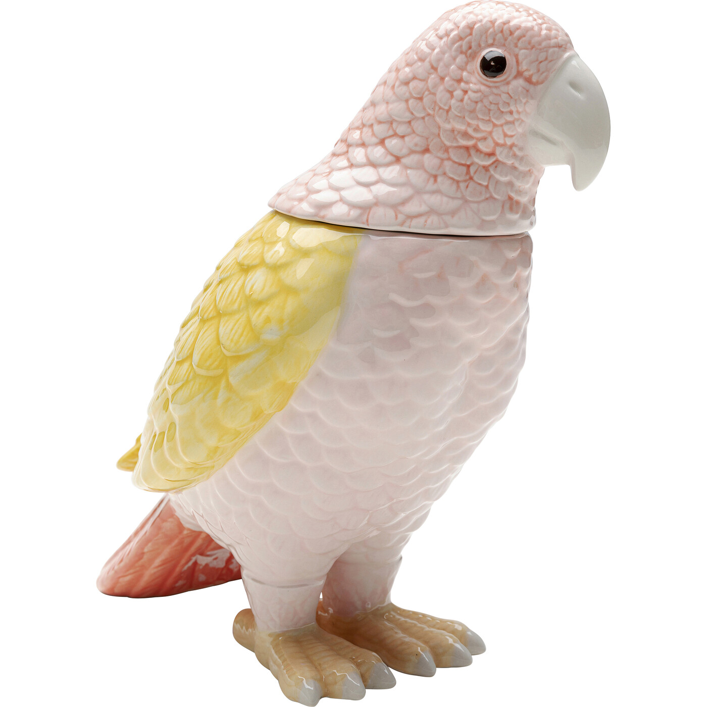 Банка декоративная Exotic Bird Giallo «Экзотическая птица жёлтая» 23 см от KARE Design