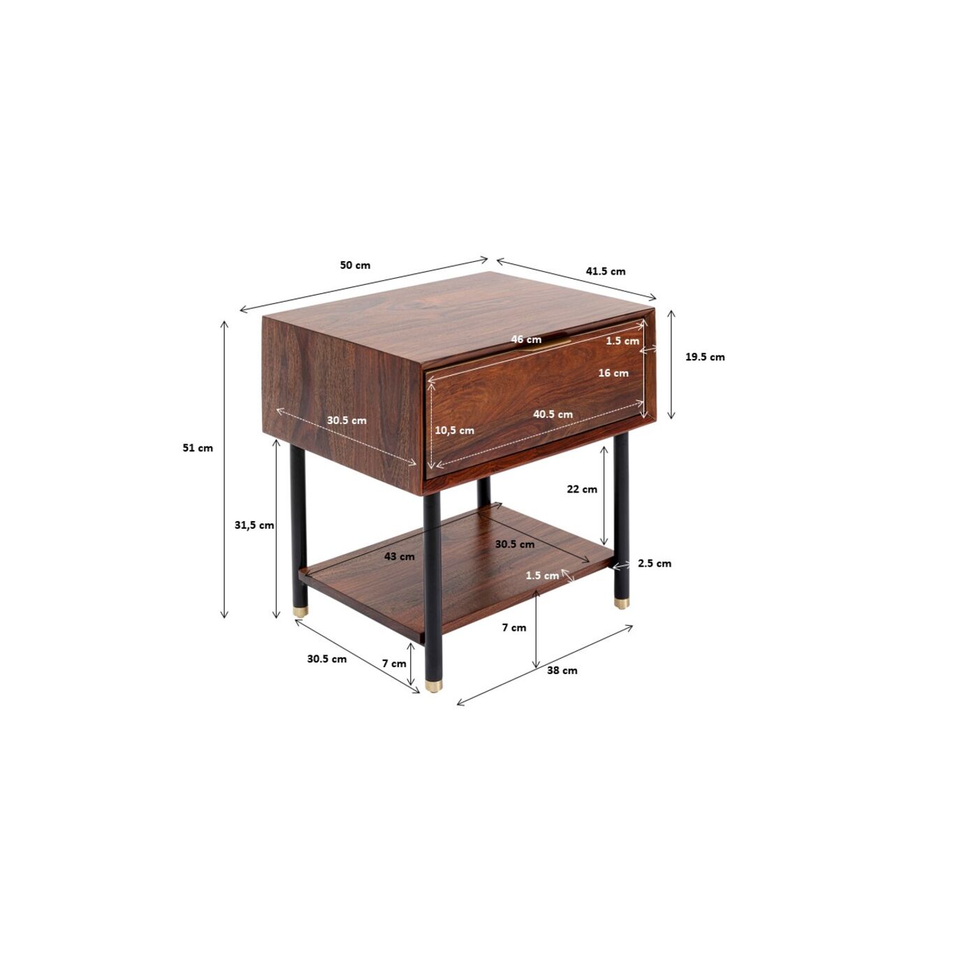 Комод Small Ravello 50x50 см от KARE Design