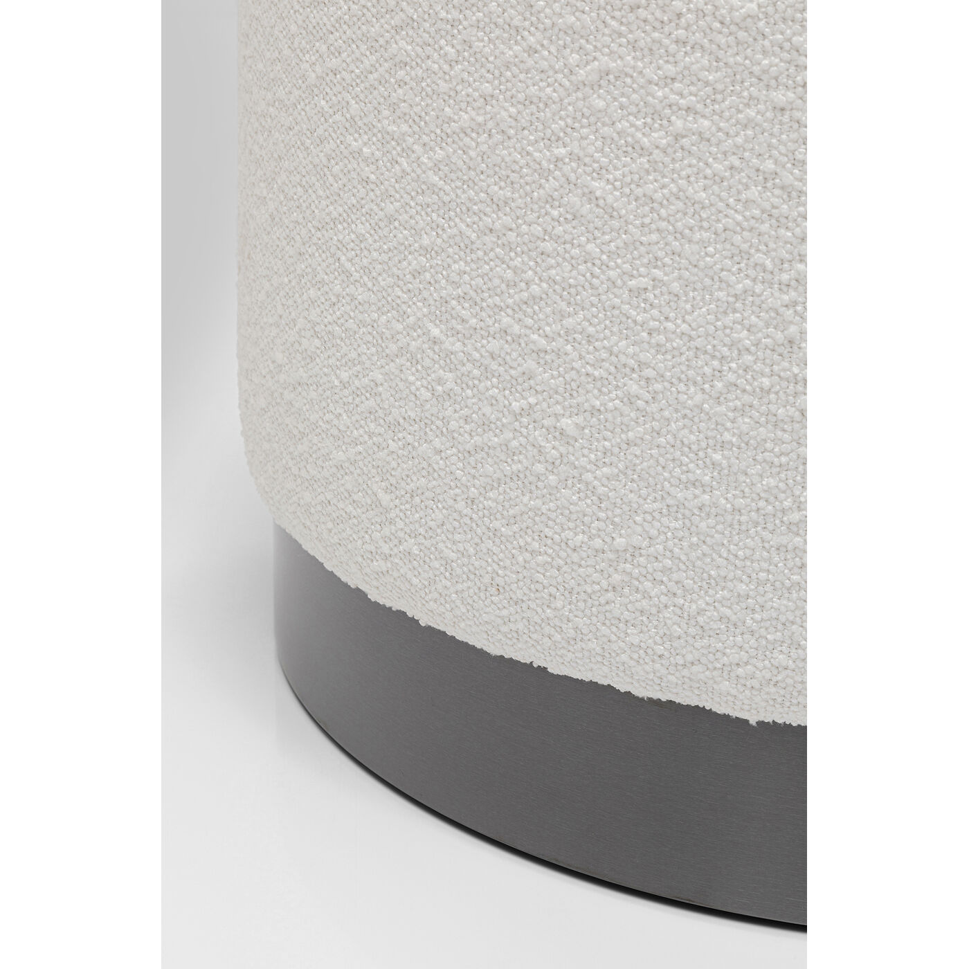 Пуф Cherry Boucle Creme Smoke Ø55 см от KARE Design