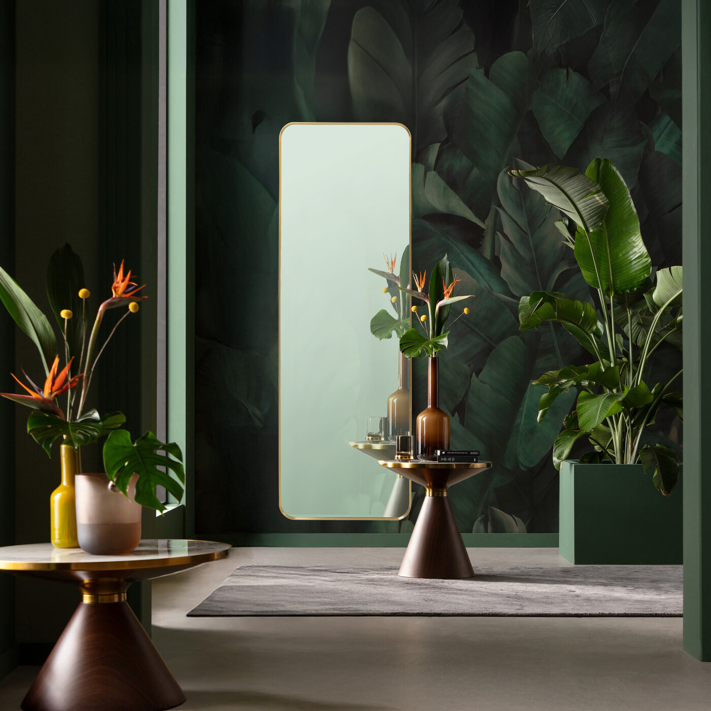 Зеркало настенное Simply Brass 60x180cm от KARE Design