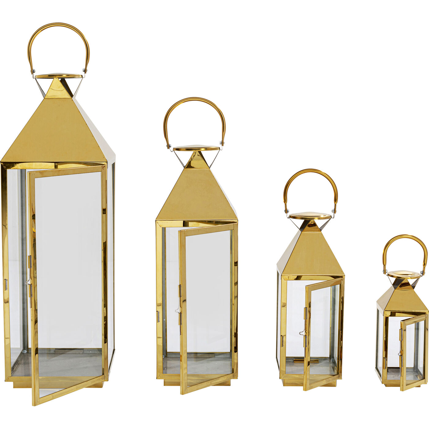 Фонарь Giardino «Сад» (4 шт), Золотой от KARE Design