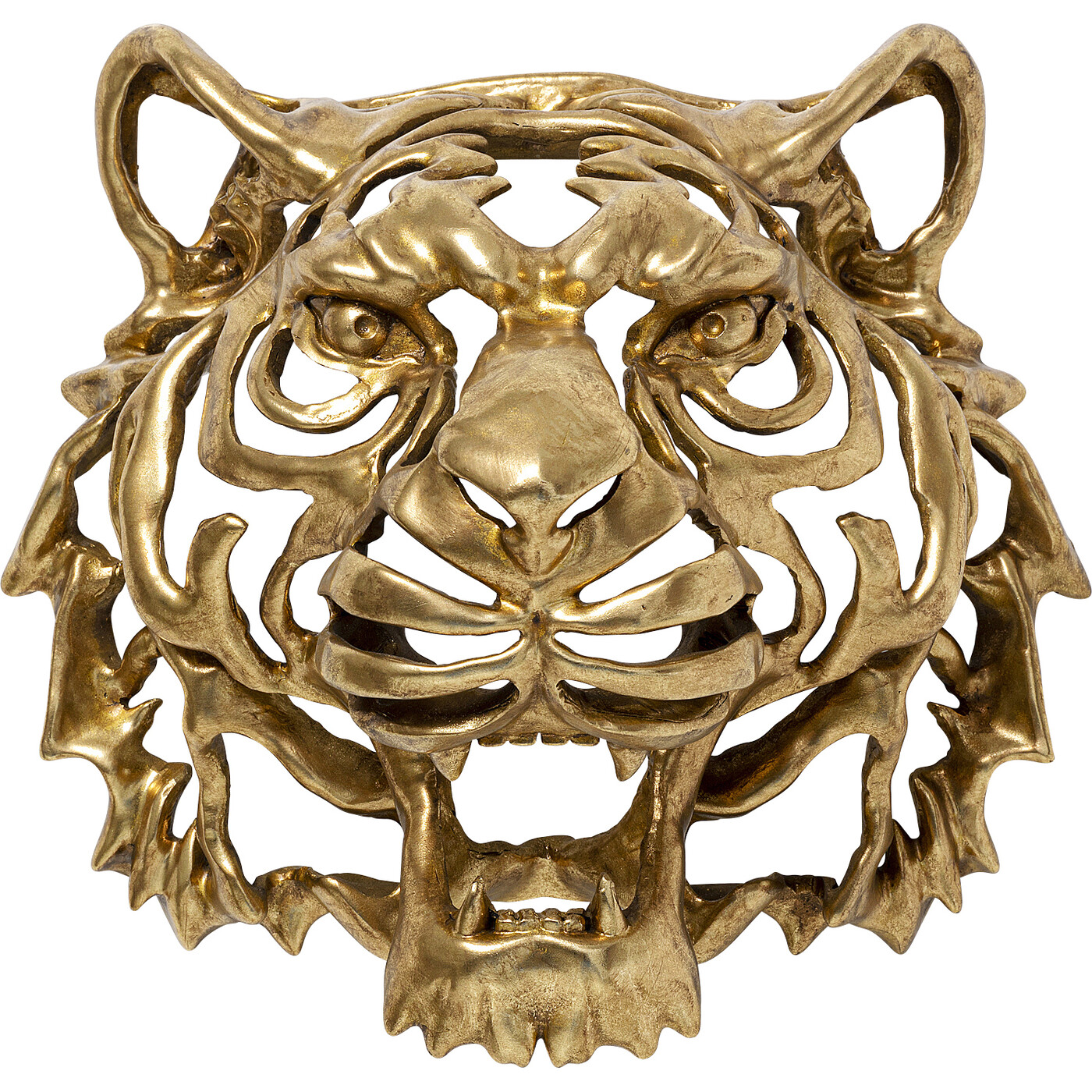 Украшение настенное Tiger «Тигр», Золотой от KARE Design