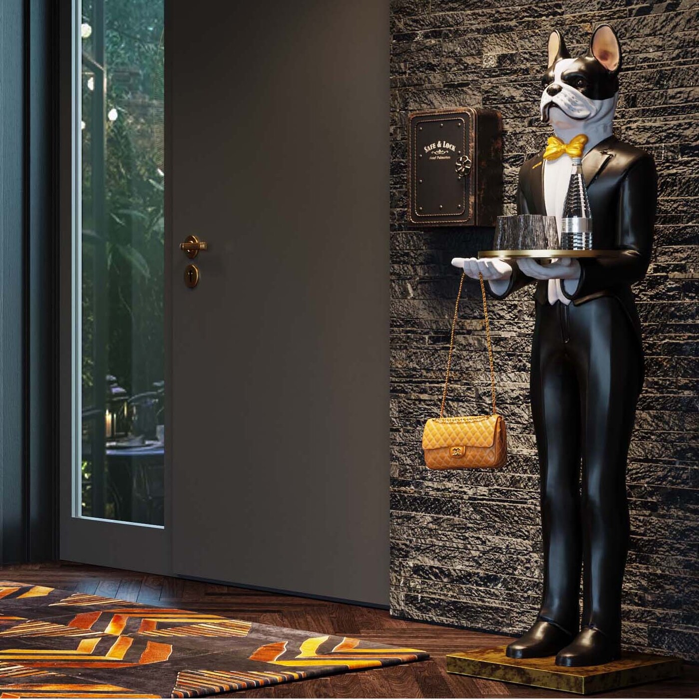 Фигура декоративная Butler Dog Alfred 160 см от KARE Design
