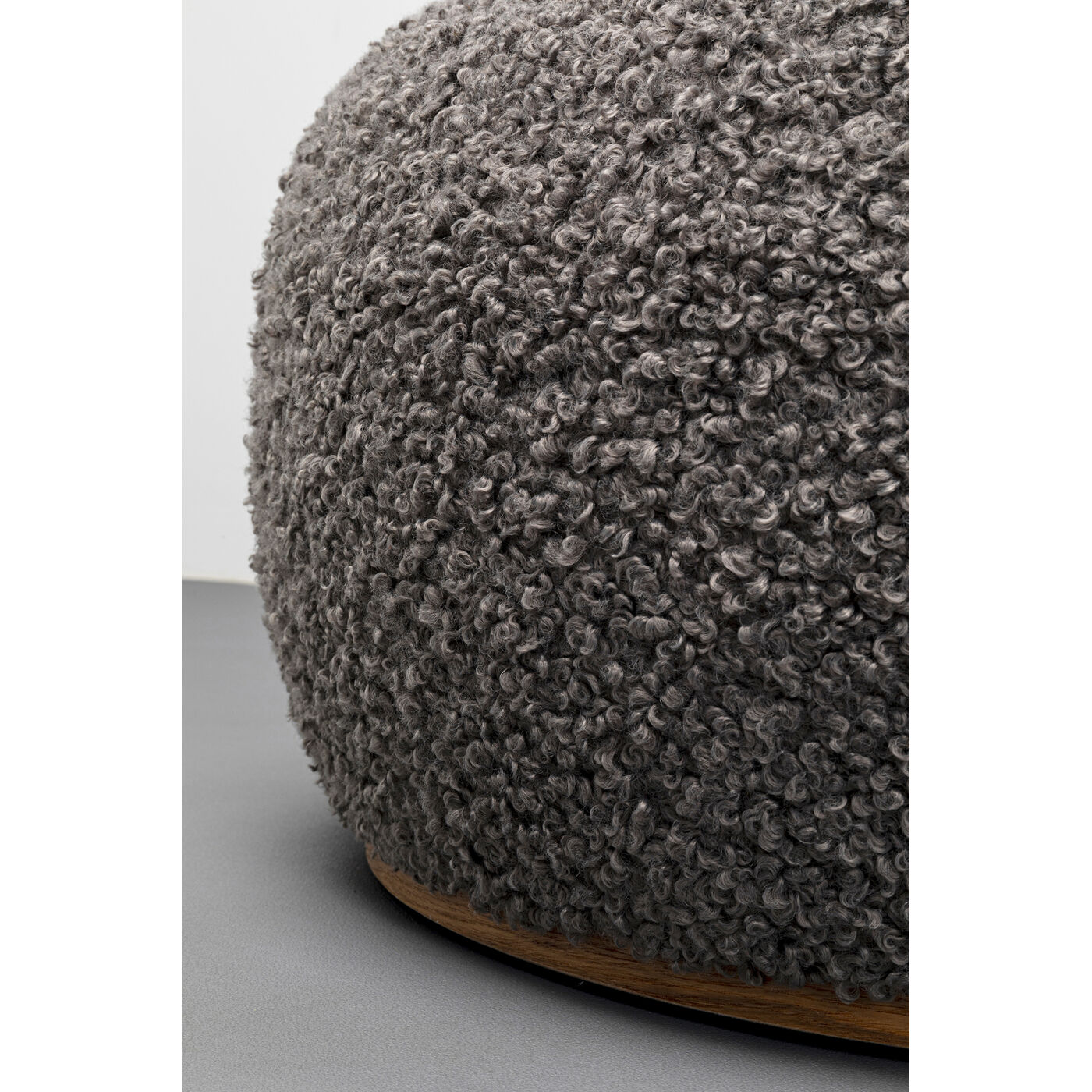 Скамья Pebble Boucle Grey 81 см от KARE Design