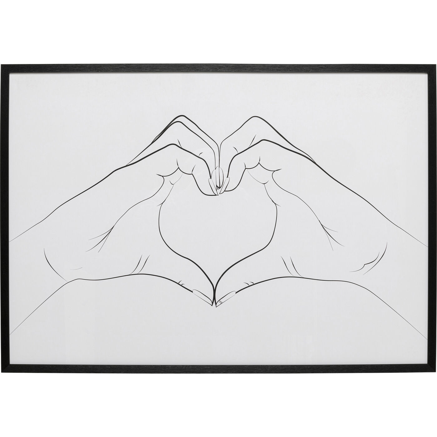 Картина Heart Hands «Сердце из рук» 103x73 см