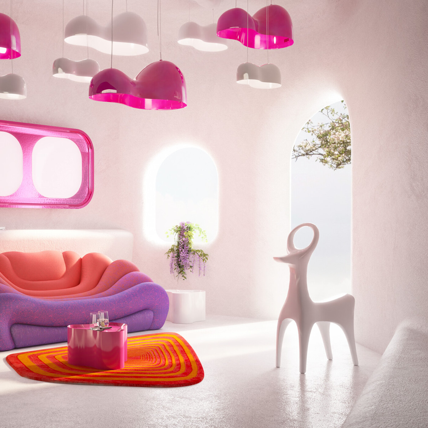 Фигура декоративная KARE x Karim Rashid Fawn «Олень» 115 см от KARE Design