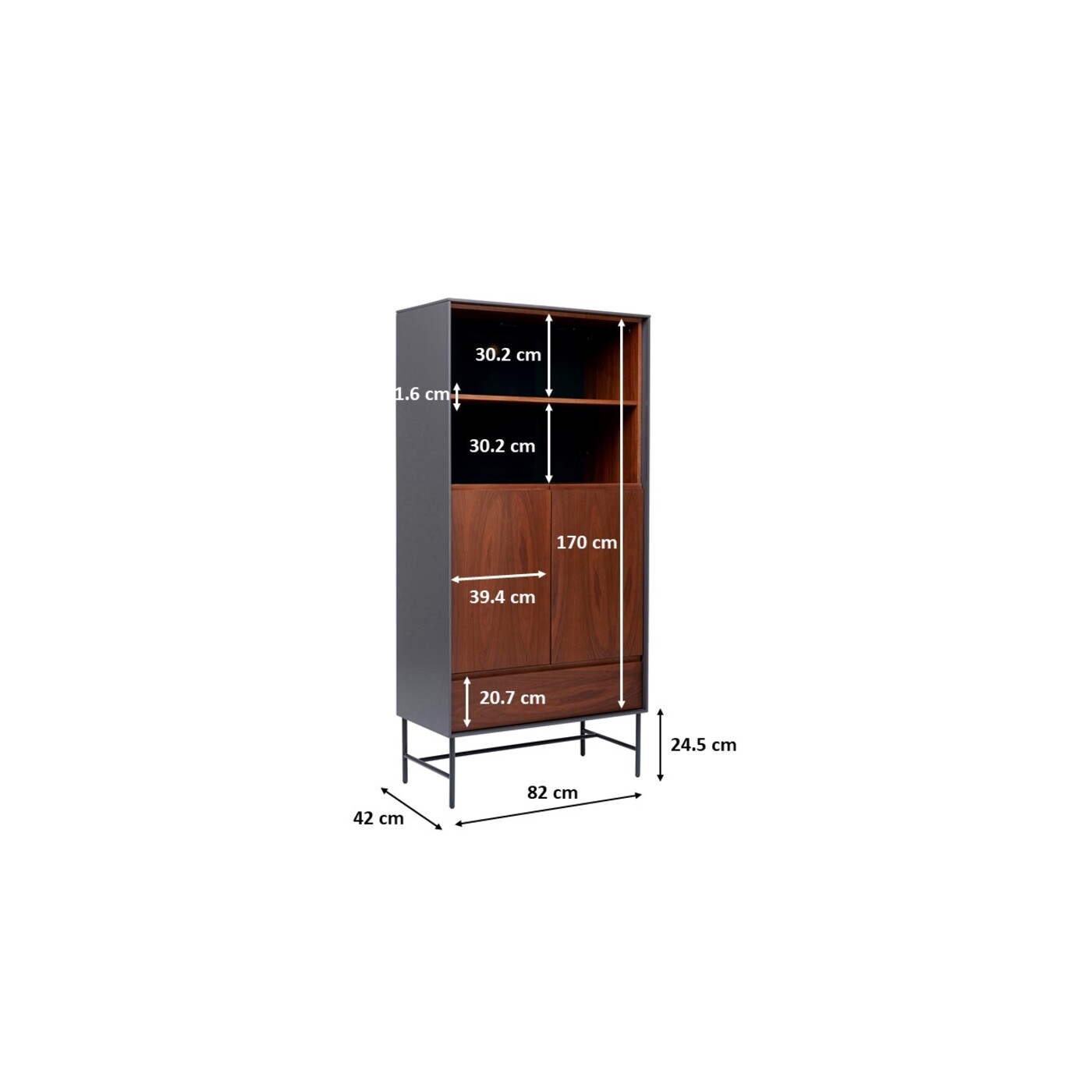 Шкаф Selina 82x170 см от KARE Design