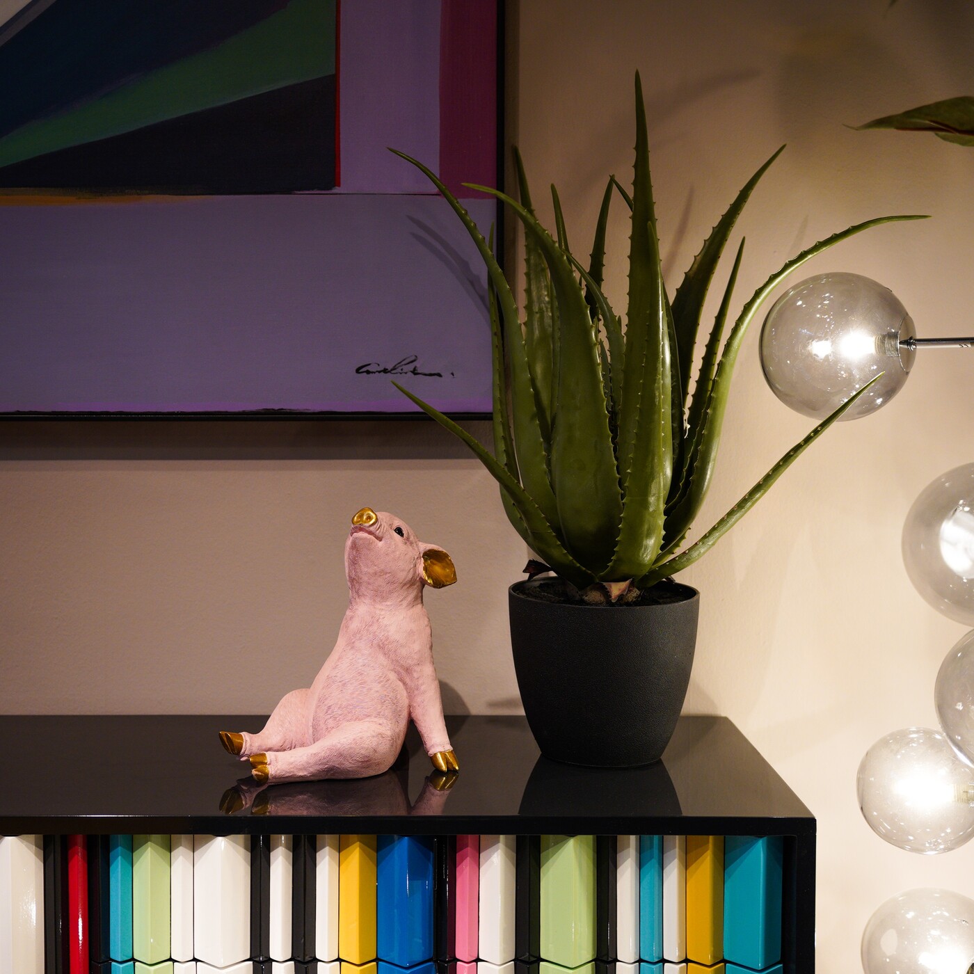 Копилка Chillax Pig «Расслабленная свинья» от KARE Design