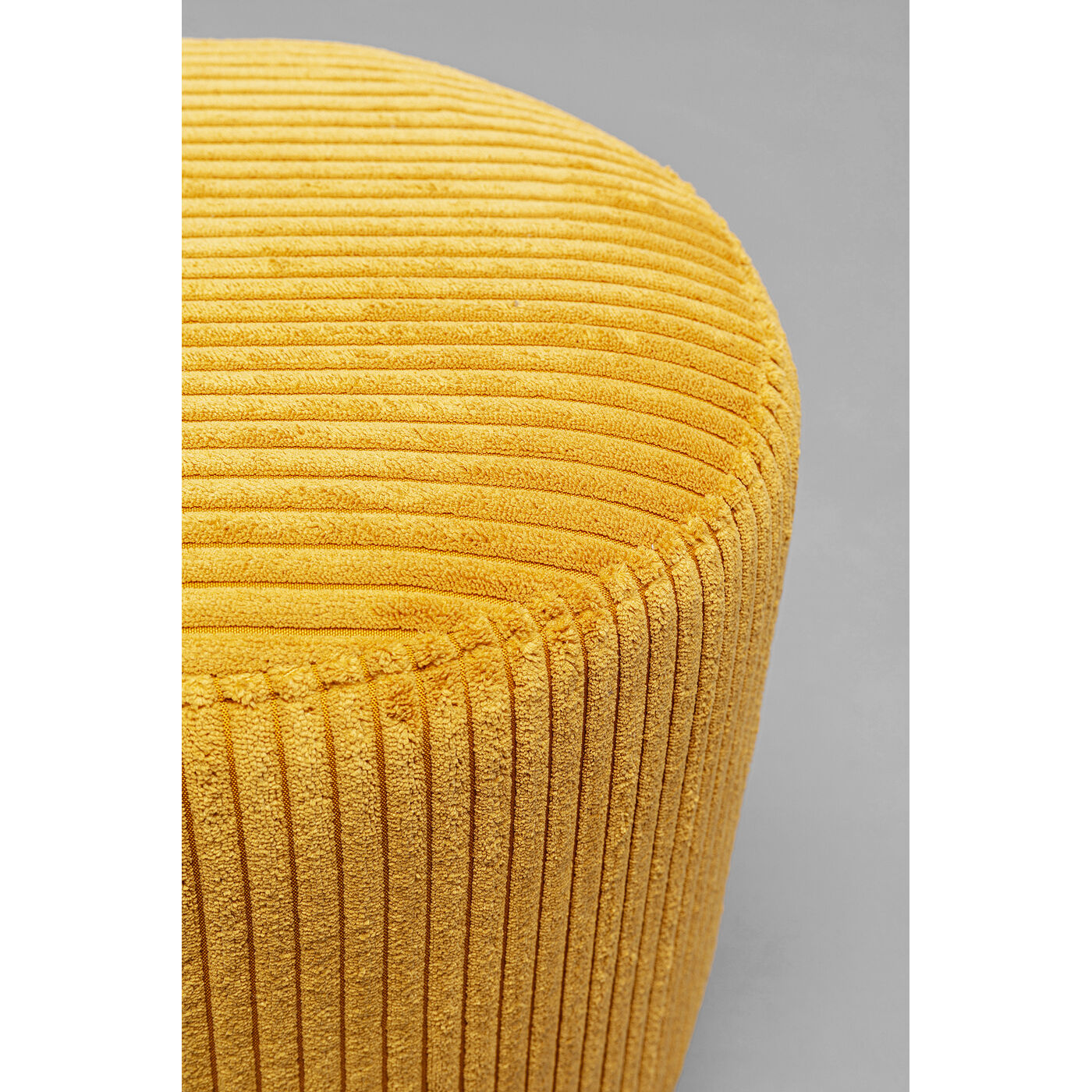 Пуф Cherry Yello Cord Brass Ø35 см от KARE Design